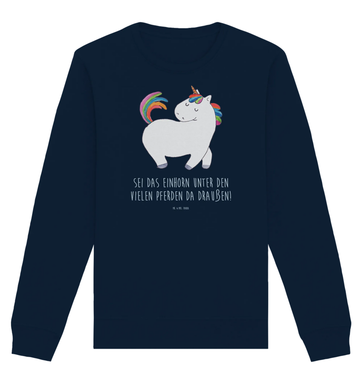 Organiczny Sweter jednorożec dumnie kroczyć dekoracje jednorożca, jednorożce, Jednorożec