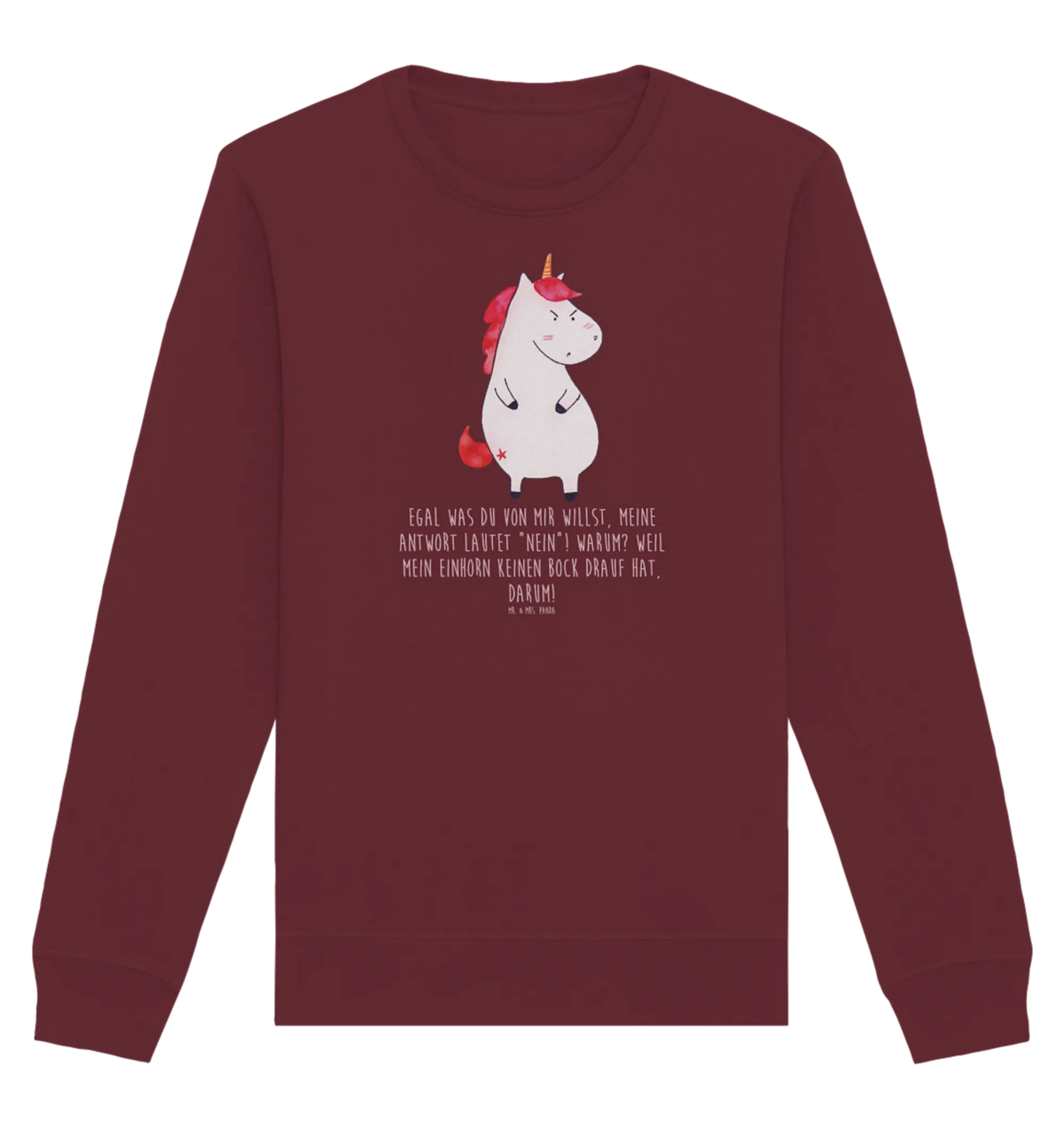 Baumwoll Sweatshirt Einhorn Wut Pullover, Pullover Männer, Pullover Frauen, Sweatshirt, Sweatshirt Männer, Sweatshirt Frauen, Unisex, Einhorn, Einhörner, Einhorn Deko, Unicorn, Realität, Ansage, lustlos, nein, Büro, Arbeit, wütend, dumme Fragen, lustig, Spaß, Geschenk