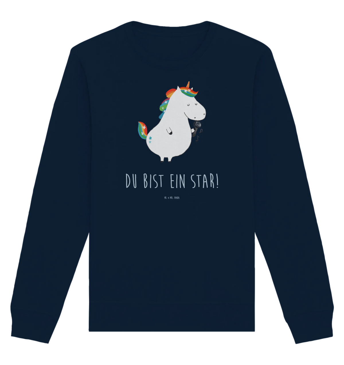 Baumwoll Pullover Einhorn Sänger Pullover, Pullover Männer, Pullover Frauen, Sweatshirt, Sweatshirt Männer, Sweatshirt Frauen, Unisex, Einhorn, Einhörner, Einhorn Deko, Unicorn, Glitzer, Konfetti, Party, Geburtstag, Feier, Fest, Disco, Sängerin, Sänger, Freundin