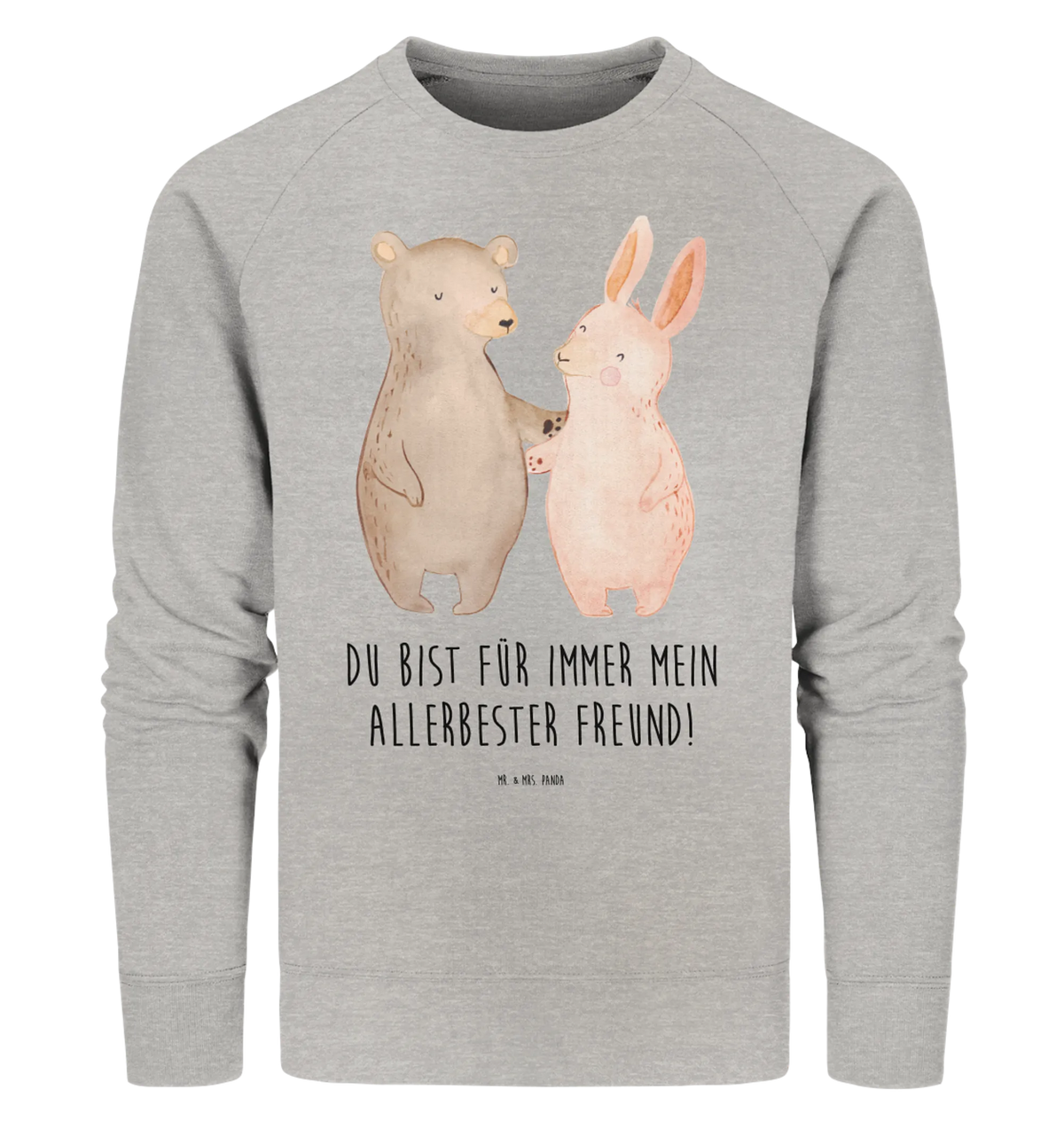 Organic Pullover Bär und Hase Umarmen Ökologischer Pullover, Bio Baumwoll Pullover, Fair Fashion Pullover, Bio Pullover, Baumwoll Pullover, Sweater, Organic Sweater, Bio-Pulli, Bio Sweatshirt, Bio-Pullover, Umweltfreundlicher Pullover, Organic Cotton Pullover, Sweatshirt, Nachhaltiger Pullover, Pullover, Pullover Mit Öko-Label, Pullover Aus Biobaumwolle, Organic Pullover, Baumwoll Sweatshirt, Pulli, Öko-Pulli, Organic Sweatshirt, Rundhals Pullover, Bio-Rundhalspullover, Öko-Pullover, Eco Pullover, Eco-Friendly Pullover, Pullover Für Damen Aus Biobaumwolle, Nachhaltiges Sweatshirt, Pullover Aus Bio-Materialien, Sustainable Pullover, Longsleeve Aus Biostoff, Umweltbewusster Pullover, Rundhals Sweatshirt, Freundin, Freund, Ehefrau, Jahrestag, Ehemann, Partner, Heiraten, Verlobung, Liebesgeschenk, Heiratsantrag, Hocheitstag, Liebe, Bester Freund, Best Friends, Hase, Bärchen, Bär, Freunde