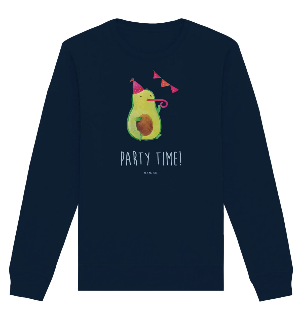 Bio Baumwoll Pullover Avocado Party Zeit Pullover, Pullover Männer, Pullover Frauen, Sweatshirt, Sweatshirt Männer, Sweatshirt Frauen, Unisex, Avocado, Veggie, Vegan, Gesund