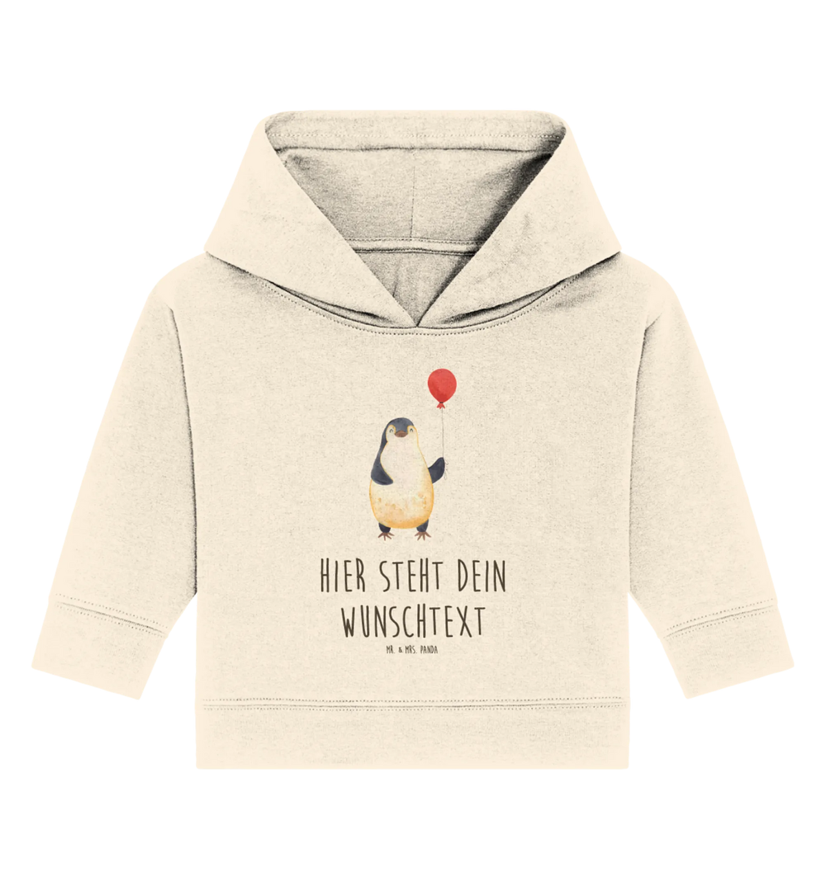 Personalisierter Baby Hoodie Pinguin Luftballon Personalisierter Baby Hoodie, Babyhoodie Wunschtext, Baby Hoodie mit Namen, Pinguin, Glück, Lebenslust, Pinguine, Neustart, Beste Freundin, Liebe, Neues Leben, Motivation, Geschenkidee, Tagträume, Geschenk Freundin, Luftballon