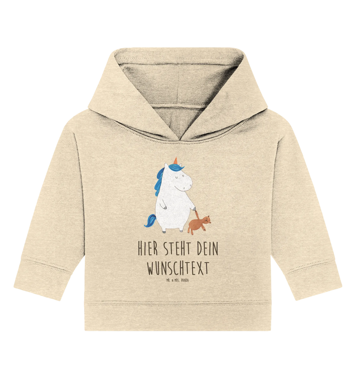 Personalisierter Baby Hoodie Einhorn Teddy Babyhoodie Wunschtext, Baby Hoodie mit Namen, Personalisierter Baby Hoodie, Einhorn, Einhörner, Unicorn, Einhorn Deko, Gute Nacht, Träumen, Single, schlafen, Bett, Singleleben, Freundin