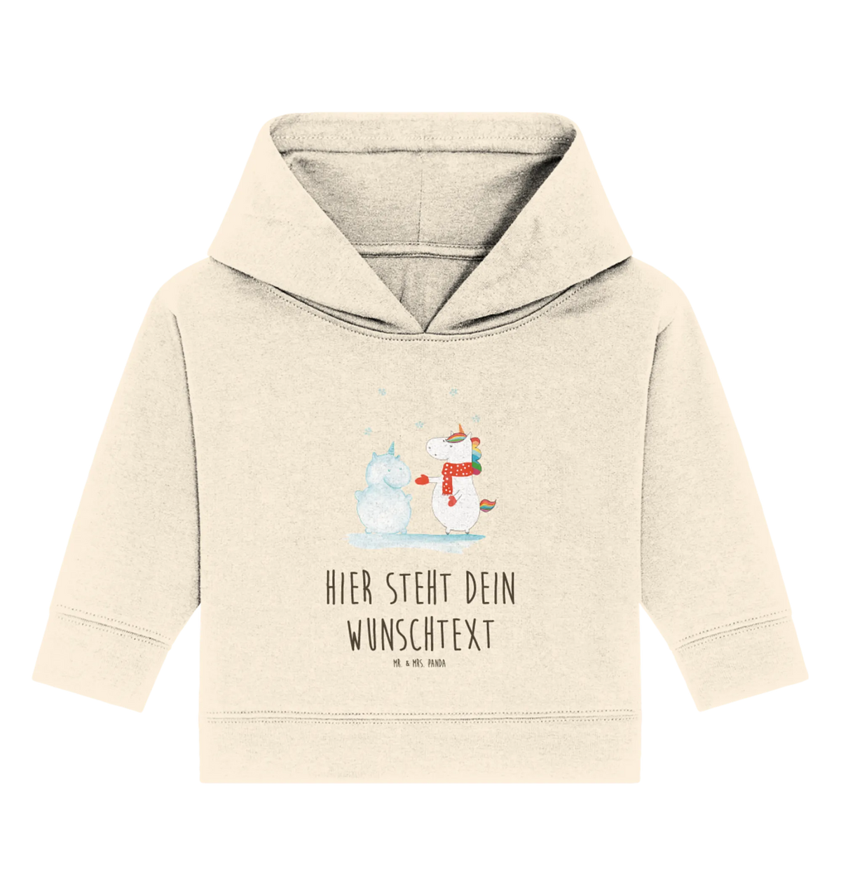 Personalisierter Baby Hoodie Einhorn Schneemann Baby Hoodie mit Namen, Babyhoodie Wunschtext, Personalisierter Baby Hoodie, Einhorn, Einhörner, Unicorn, Einhorn Deko, Winter, Kuchen, Handschuhe, X-Mas, Weihnachten, Mütze, Schnee, kalt, Schneemann
