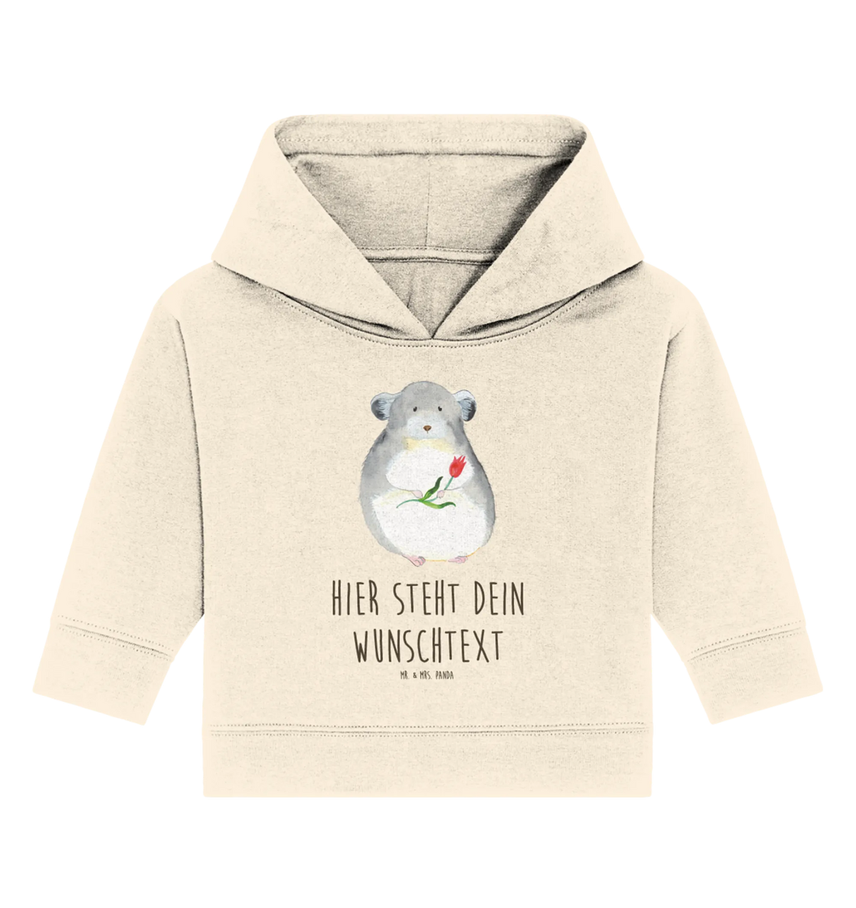 Personalisierter Baby Hoodie Chinchilla Blume Babyhoodie Wunschtext, Baby Hoodie mit Namen, Personalisierter Baby Hoodie, Tiere, Tiermotive, Lustige Sprüche, Gute Laune, Glücklichsein, Kummer, traurig sein, Depressionen, Chaos, Liebeskummer, Büro, Chinchillas, Chinchilla, Büroalltag