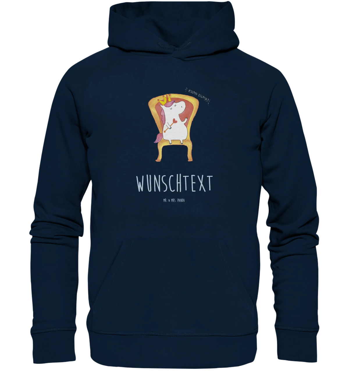 Personalized hoodie unicorn king friend gift, Present friend, Crown, President, Ruler, Emperor, Prosecco, Chancellor, King, Princess