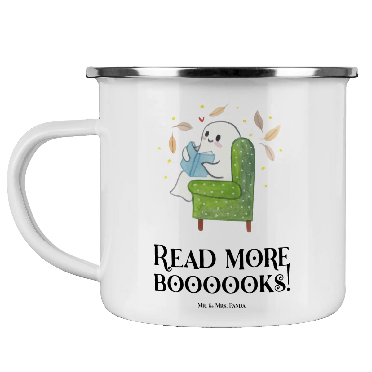 Camping Emaille Tasse Gespenst  Buch Motivtasse, Emaille Becher, outdoortasse, Kaffeepott, reisetasse, Emailletasse, Reisebecher, Campingtasse, Pott, Campingbecher, Teetasse, metallbecher, Tasse Emaille, Outdoor Becher, Emaille Tasse, becher emaille, Outdoor Tasse, Blechtasse, Teebecher, Haferl, blechbecher, wanderbecher, wandertasse, emaillebecher, Dekoration, Geschenke, Schenken, Deko, Halloween, Martinssingen, Buch, Gemütlich, Gespenst, Herbst