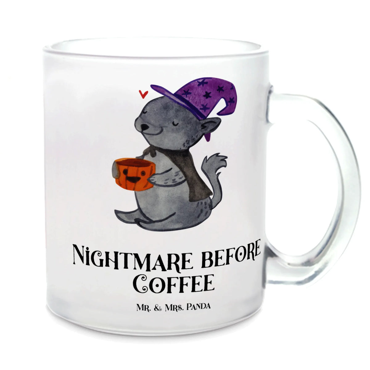 Teetasse Kater Kaffee Tee Tasse, Henkelbecher, Haferl, Teetasse aus Glas, Häferl, Pott, getränkeglas, Teeglas, Trinkglas, Teetasse, Kakaotasse, glastasse, Henkeltasse, Motivtasse, Teetasse Glas, Glasbecher, getränkebecher, Glas Teebecher, Dekoration, Geschenke, Schenken, Deko, Halloween, Martinssingen, Hexe, Kaffee, Kater, Magie