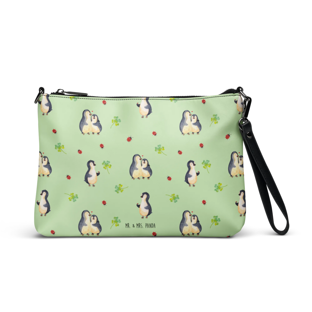 Handtasche Pinguin Marienkäfer Muster Handgelenktasche, Damenhandtasche, Tasche, Schultertasche, Handtasche Damen, Handtasche, Frauentasche, Schultergurt-Tasche, Umhängetasche, kleine tasche, Kleine Handtasche, reißverschlusstasche, Clutch, Crossbody Bag, Damen Umhängetasche, Kleine Umhängetasche, Abendtasche, Umhängetasche Damen, Damentasche, Crossover-Tasche, Pochette, Pinguin, Pinguine, Marienkäfer, Wunder, Lebensfreude, Glück, Liebe, Freude
