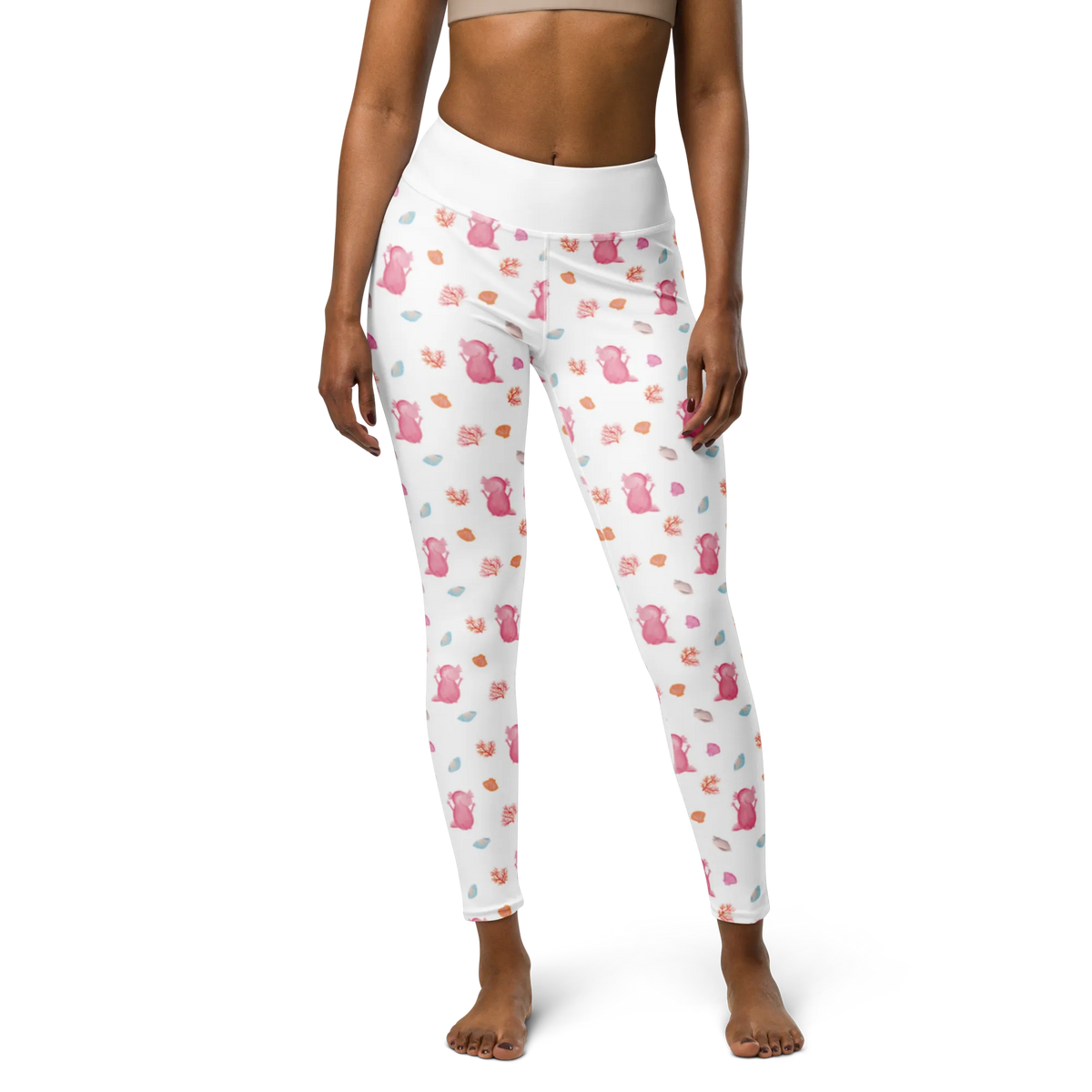 Yogahose Axolotl Hurra Muster Damen-Leggings, Leggings, Sportleggings, Yogaleggings, Yogatights, Fitness-Leggings, Yoga-Leggings, Sport Tights Damen, Funktionshose, Sport-Hose, Gym-Leggings, Sporthose, Tights Damen, High-Waist-Leggings, Trainingshose, High-Waist-Hose, Sportpants, Sport-Leggings, Leggins, Pilates-Hose, Stretchhose, Tights, Yogahose, Damen Sporthose, Gym-Hose, Yoga-Hose, Fitnesshose, Sport-Tights, Yoga-Leggins, Bunte Leggings, Axolotl, Molch, Axolot, Fröhlich, Freude, Schwanzlurch, Spaß, Zufriedenheit, Motivation, Lurch, Lurche