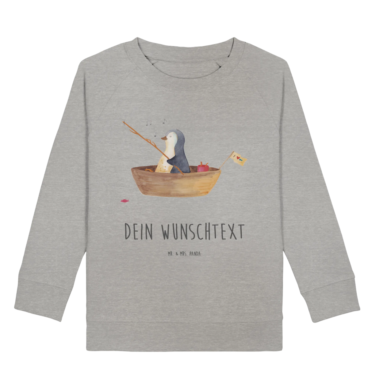 Personalisierter Kinder Pullover Pinguin Angelboot Personalisiertes Kinder Sweatshirt, Personalisierter Kinder Pullover, Pinguin, Lebenslust, Trennung, Neuanfang, Boot, Leben, Motivation, Pinguine, Angeln, Neustart, Geschenkidee Liebeskummer, Angelboot, Scheidung, Genießen