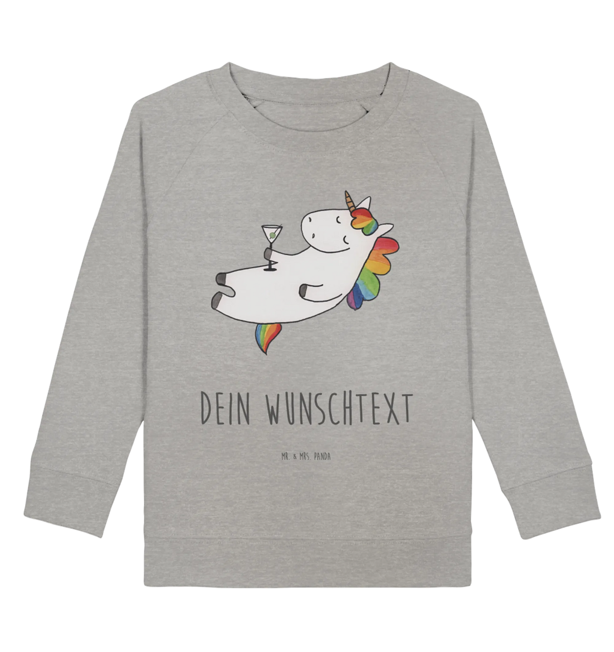 Personalisierter Kinder Pullover Einhorn Cocktail Personalisiertes Kinder Sweatshirt, Personalisierter Kinder Pullover, Unicorn, Einhorn, Einhörner, Einhorn Deko, Geburtstag, Glitzer, Spaß, Lustig, Spruch, Witzig, Party, Sekt, Freundin, Caipirinha, Cuba Libre, Feiern, Rum