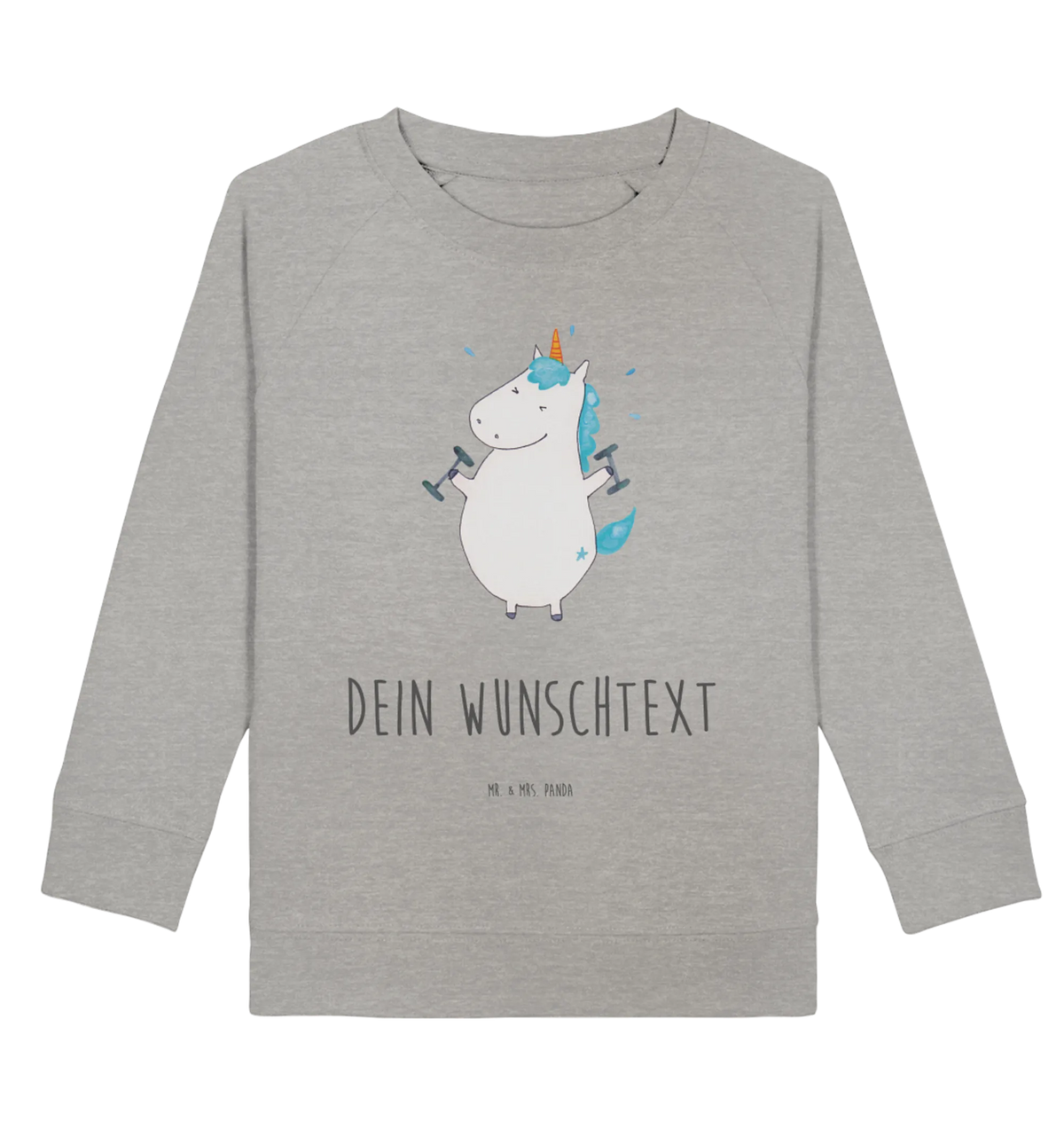 Personalisierter Kinder Pullover Einhorn Fitness Personalisierter Kinder Pullover, Personalisiertes Kinder Sweatshirt, Unicorn, Einhorn, Einhörner, Einhorn Deko, Abnehmen, Sixpack, Sport, Fitnessstudio, Diät, Geräte, Pumpen, Gym, Fitness