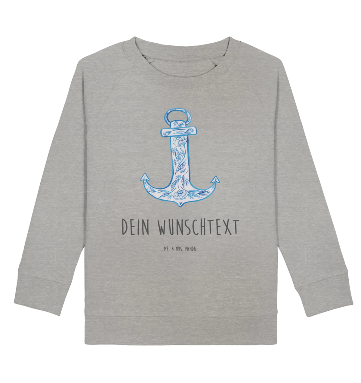 Personalisierter Kinder Pullover Anker Blau Personalisiertes Kinder Sweatshirt, Personalisierter Kinder Pullover, Lustige Sprüche, Tiere, Tiermotive, Gute Laune