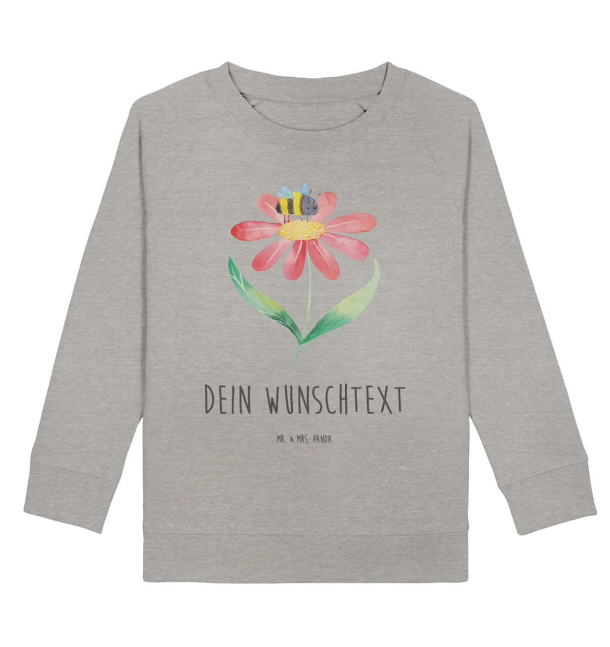 Personalisierter Kinder Pullover Hummel Blume Personalisierter Kinder Pullover, Personalisiertes Kinder Sweatshirt, Lustige Sprüche, Tiere, Tiermotive, Gute Laune, Blume, Biene, Hummel, Natur, Hummeln, Feld, Flauschig, Wespe