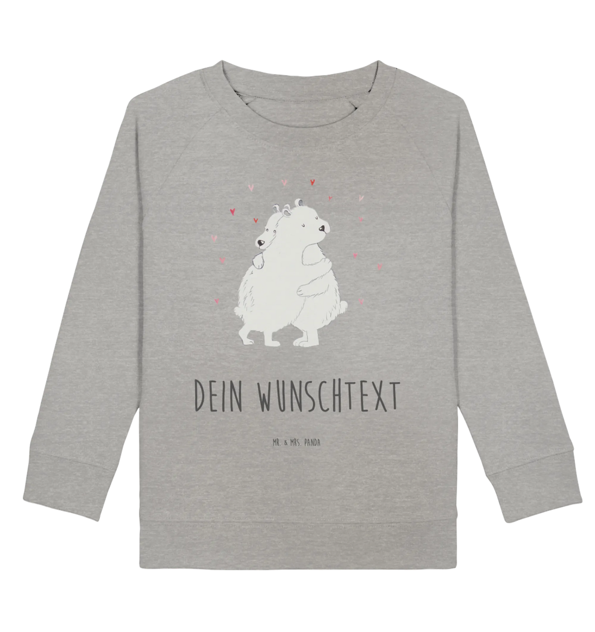 Personalisierter Kinder Pullover Eisbär Umarmen Personalisierter Kinder Pullover, Personalisiertes Kinder Sweatshirt, Lustige Sprüche, Tiere, Tiermotive, Gute Laune