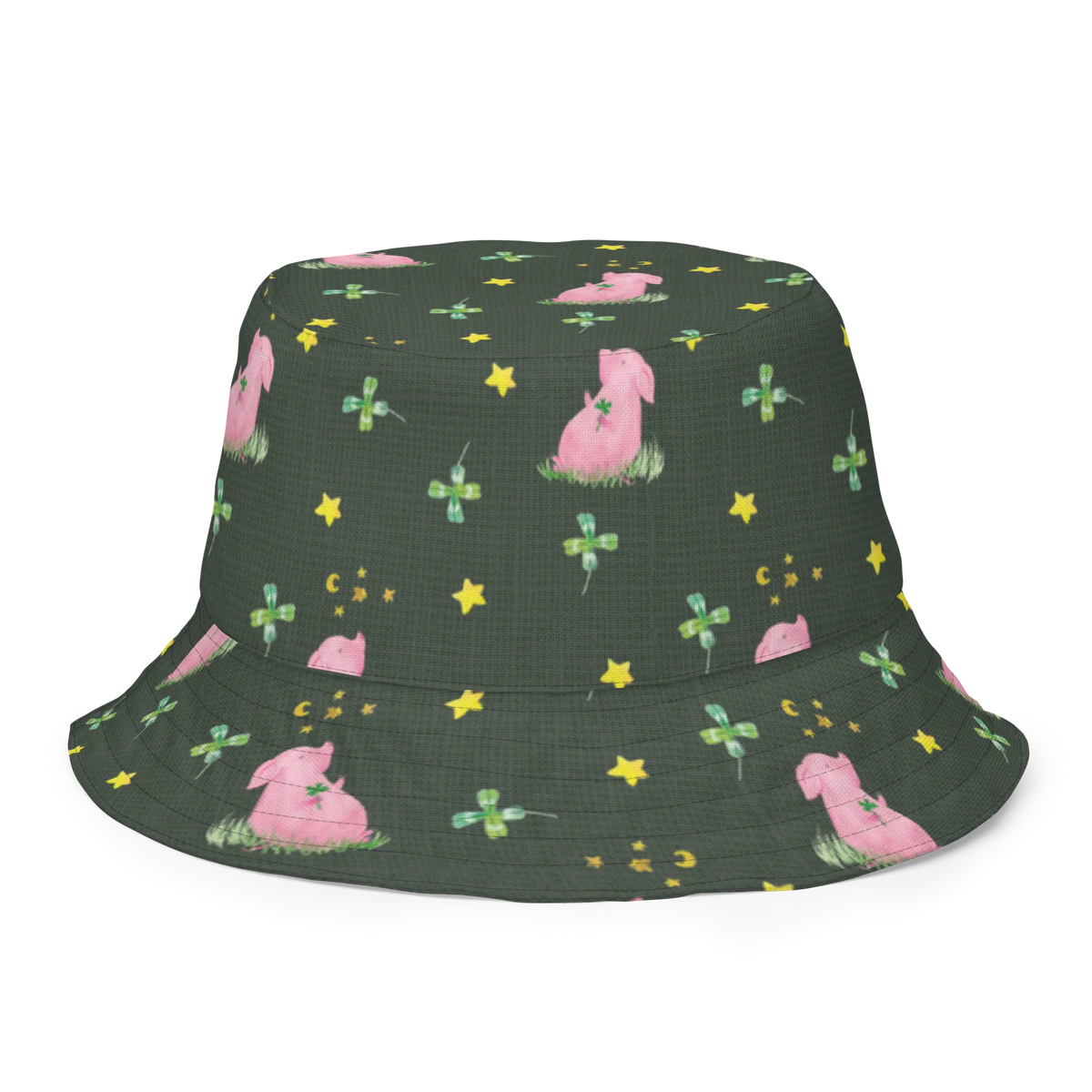 Sonnenhut Schwein Glück Muster Sommermütze, Schlapphut, Outdoorhut, Tropenhut, Freizeithut, Sommerhut, Sonnenmütze, Sonnenhut, Wanderhut, Zweifarbiger Hut, Strandhut, Krempenhut, Stoffhut, Wendecap, Wendemütze, Sonnenkappe, Safarihut, Buschhut, Stoffmütze, Boonie Hat, Anglermütze, Bucket Hat, Trekkinghut, Wendehut, Anglerhut, Fischerhut, Sonnenschutzhut, Fischerkappe, Lustige Sprüche, Tiere, Tiermotive, Gute Laune, Schweinchen, Glücksschwein. Glück, Schwein, Sernchen, Glücksbringer, Sterne, Träume, Ziele, Motivation