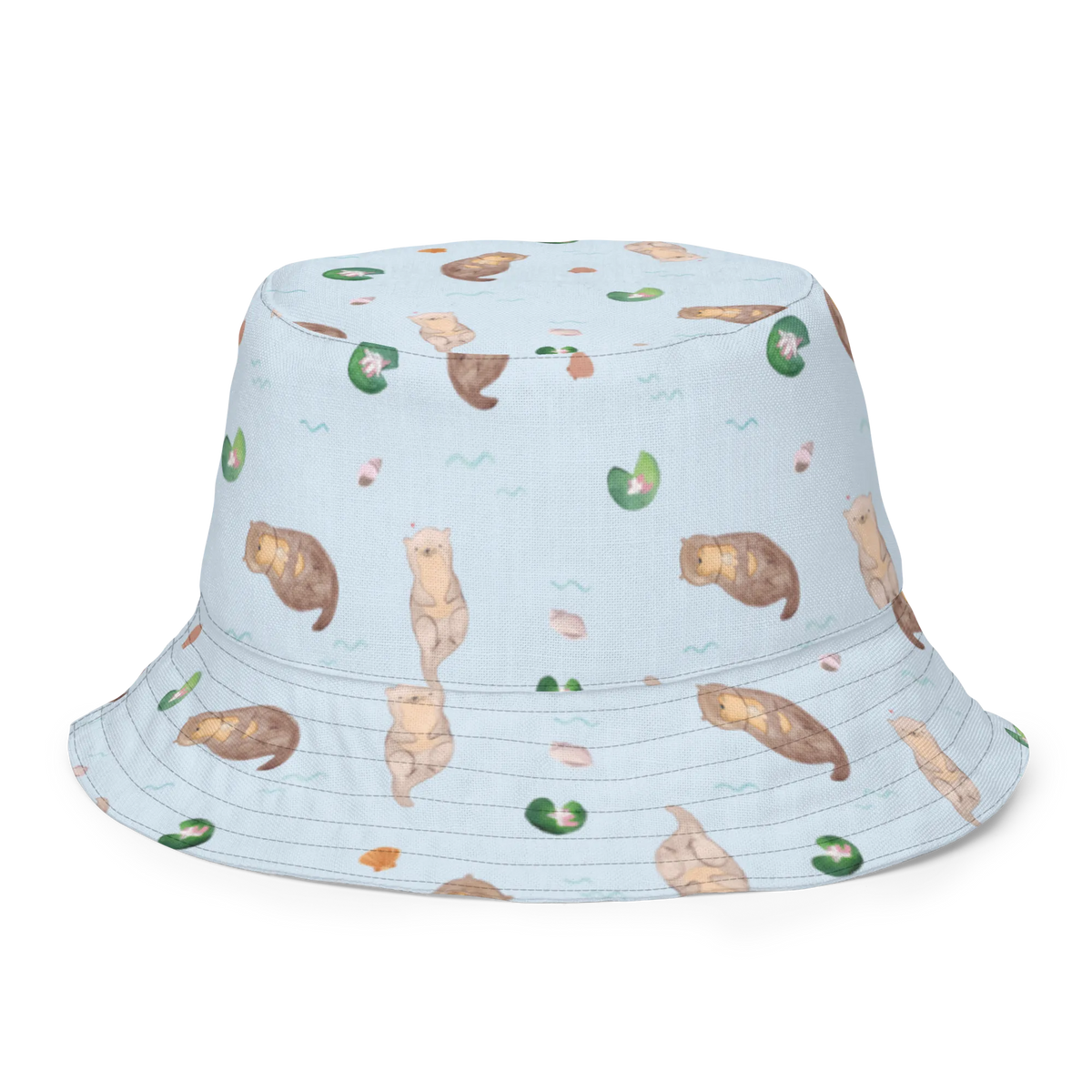 sun hat otter shell otter, marten, sea otter, European otter, water mammal, aquatic animal, baby otter, predator, water, otter gifts, animal lover, gift ideas for animal lovers, animal, mammal, water animal, gifts for people in love, office, brooding, otter love, motivation, daydreaming, dreaming