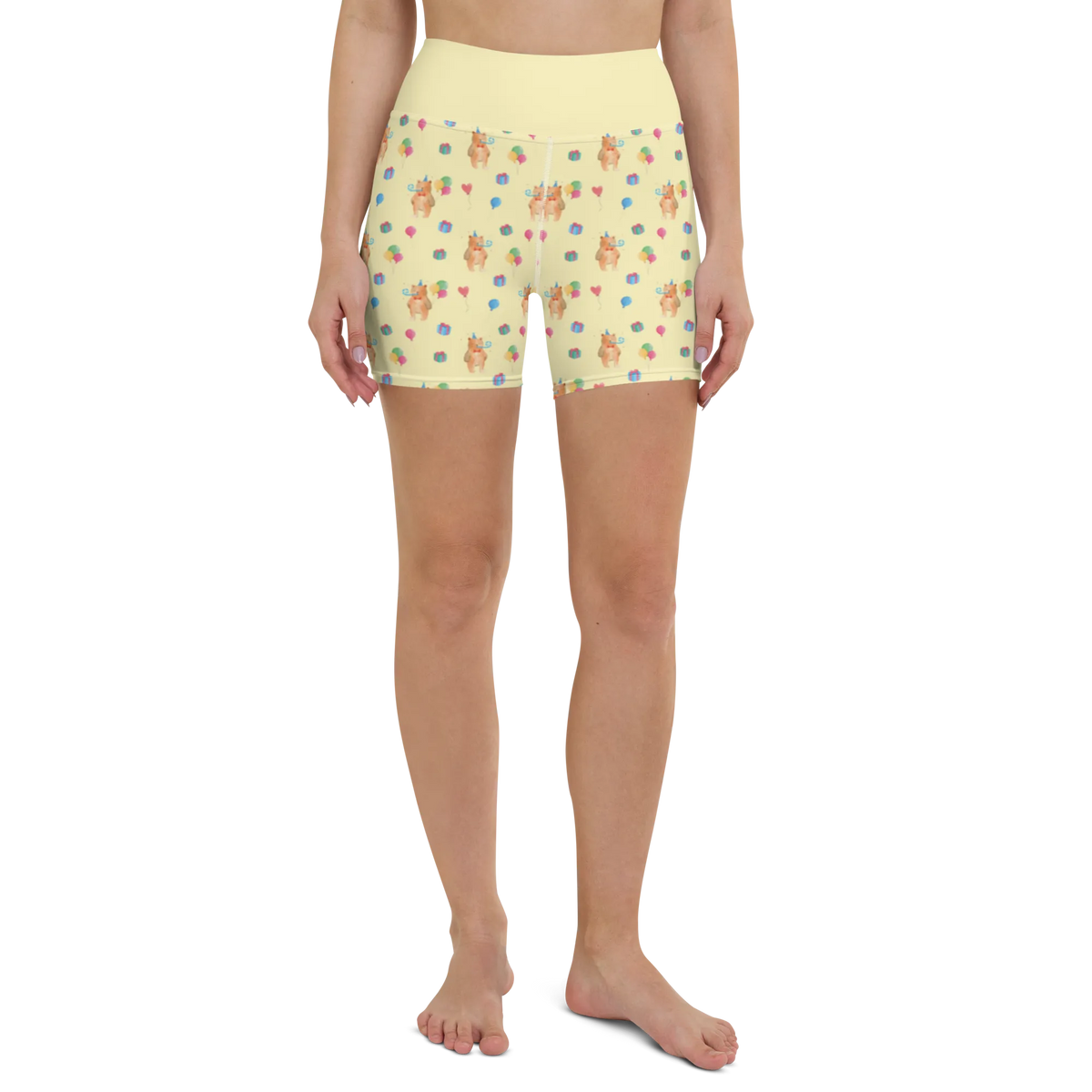 Yoga Shorts Bär Geburtstag Muster Sportshorts, Yoga Shorts Damen, Sportbekleidung, Sporthose, Yoga Shorts, Sportshorts Damen, Yogabekleidung, Fitnesshose, Yogashorts, Teddy, Bär, Teddybär, Alles Gute, Glückwunsch, Happy Birthday, Geburtstag