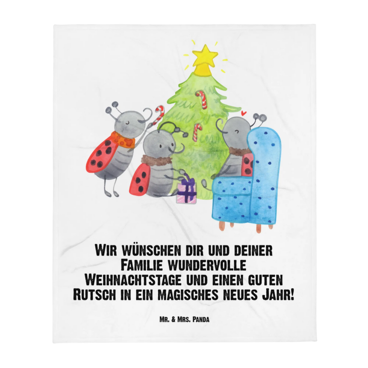 Babydecke Weihnachten Smörle