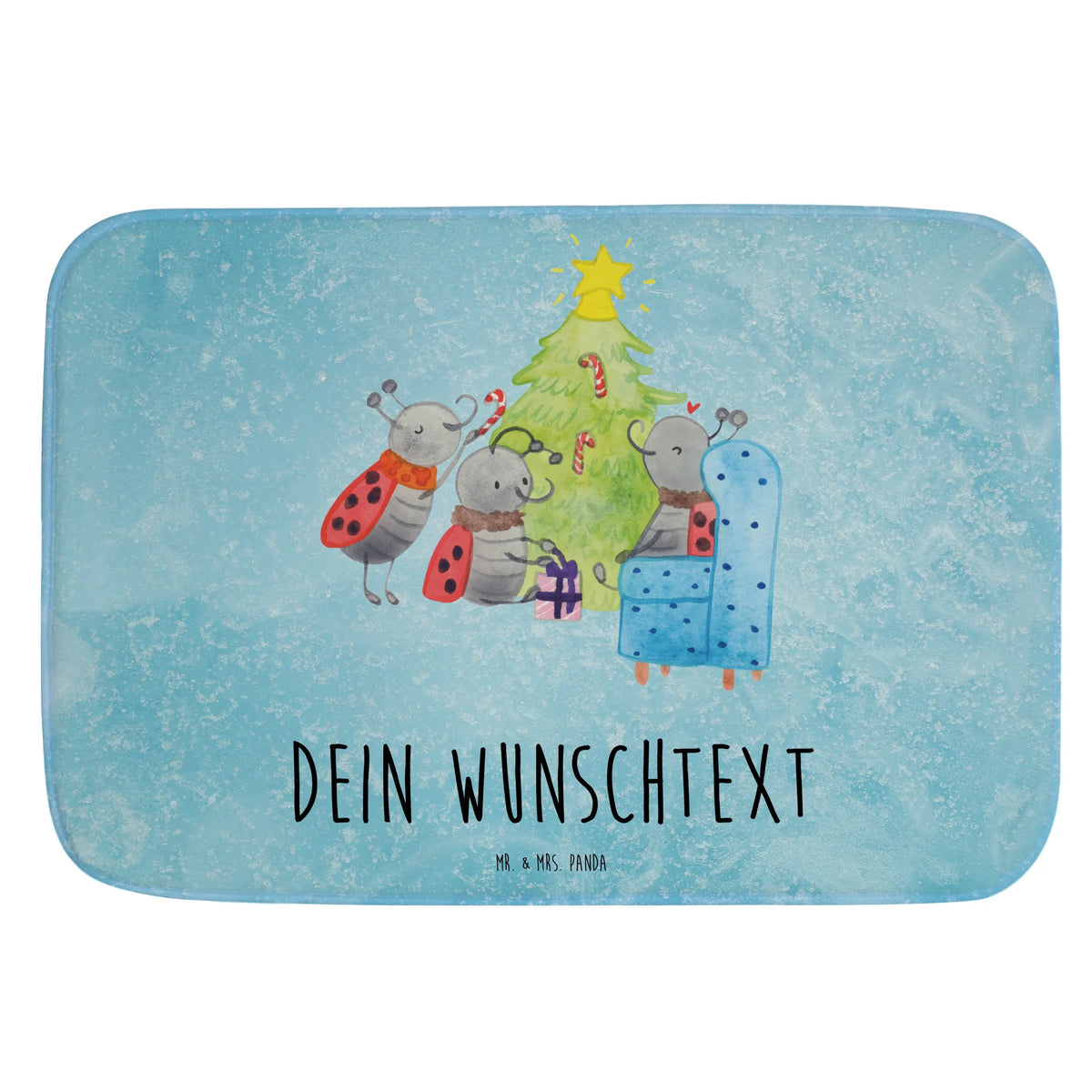 Personalised bath mat Christmas Smörle Christmas time, snow
