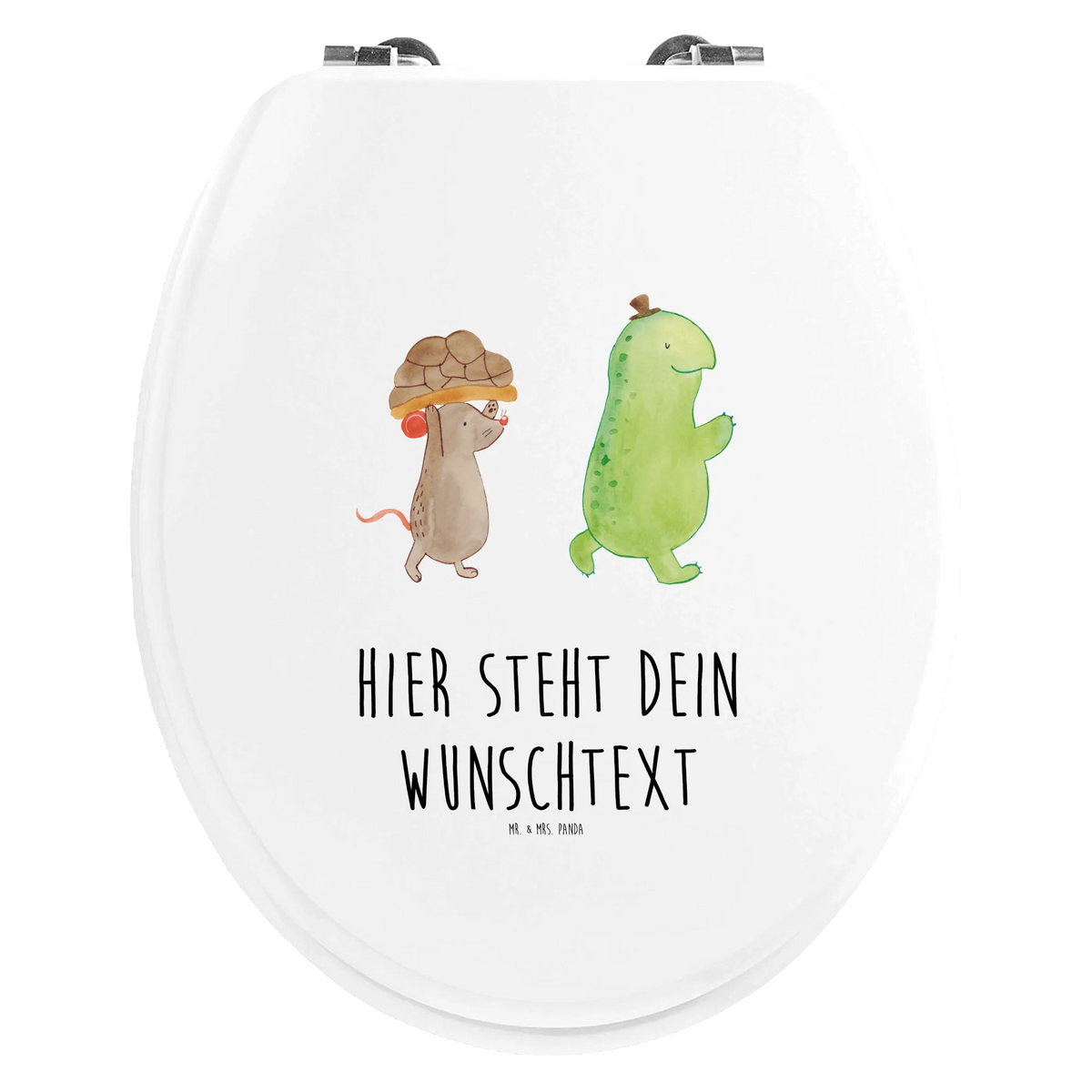 Personalized Toilet Seat Design tortoise Mouse turtle, tortoise, reptile, ancient creature, cute, sweet, gift, gift ideas, birthday gift, illustrated, funny, turtle gift items, funny turtle gifts, pet turtles, mom, best friend, sister or daughter, turtle lover, best friends, girlfriends, friends, mouse