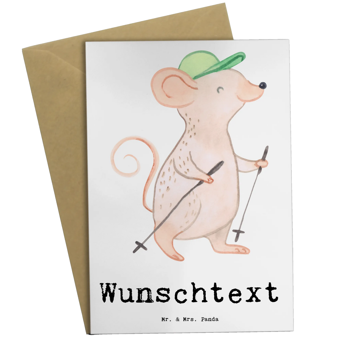 Personalisierte Grußkarte Maus Walking individuelle grußkarte, Personalisierte Grußkarte, grußkarte personalisiert, Grußkarten Personalisiert, Personalisierte Karte, Personalisierte Klappkarte, Grußkarte personalisierbar, Geschenk, Schenken, Sport, Sportart, Hobby, Danke, Dankeschön, Auszeichnung, Gewinn, Sportler, Schnelles Gehen, Walking, Spazieren gehen, Walken