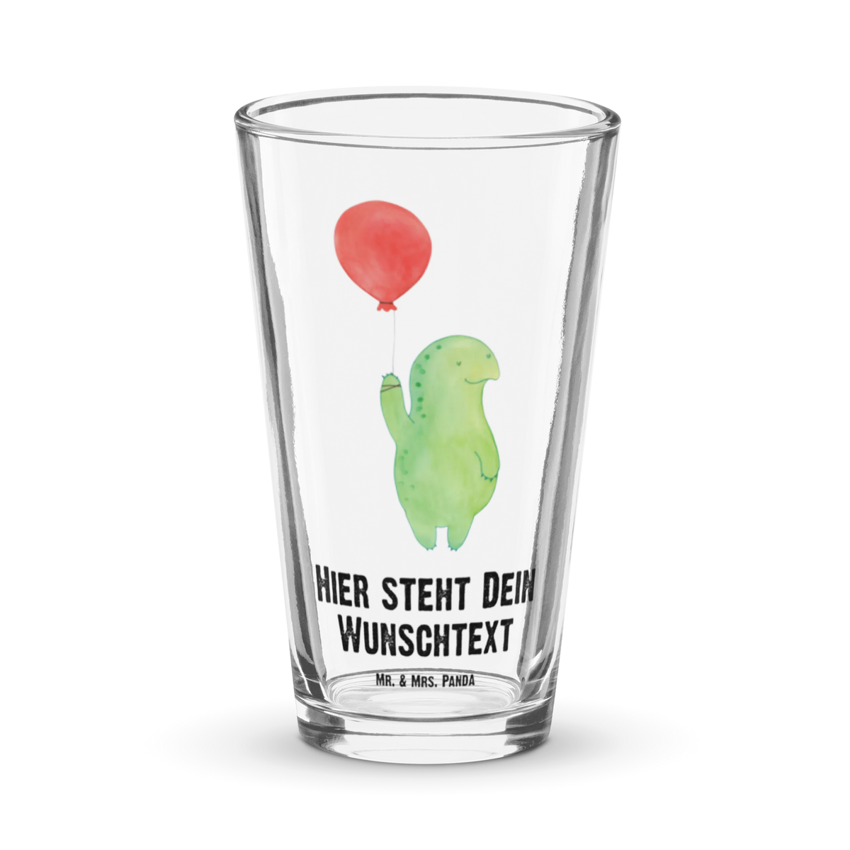 Personalized Drinking Glass tortoise balloon gift, gift ideas, cute, illustrated, tortoise, reptile, ancient creature, sweet, birthday gift, turtle gift items, funny turtle gifts, pet turtles, best friend, sister or daughter, turtle lover, motivational slogan, turtles, courageous outburst