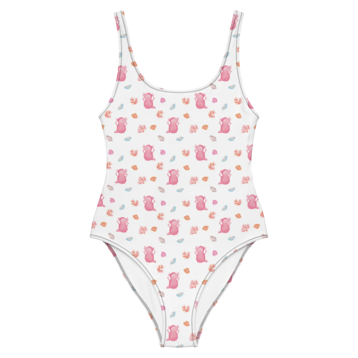 Badeanzug Axolotl Hurra Muster Bademode, Luxus-Badeanzug, Sonnenschutz-Badeanzug, Badebekleidung, Badeoutfit, Schwimmkostüm, Damen-Badeanzug, Einteiliger Badeanzug, Badeanzug, Schwimmanzug, Shape-Badeanzug, UV-Badeanzug, Damenbadeanzug, Rückenfreier Badeanzug, Bade-Einteiler, Strandmode, Damen-Einteiler, Schwimmbekleidung, Beachwear, Schwimmdress, Swimsuit, Badedress, Badekostüm, Molch, Axolotl, Fröhlich, Schwanzlurch, Lurche, Zufriedenheit, Spaß, Freude, Axolot, Motivation, Lurch