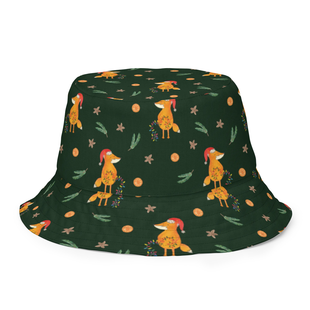 Sonnenhut Fuchs Weihnachten Muster Strandhut, Tropenhut, Bucket Hat, Wendehut, Freizeithut, Wendecap, Sonnenkappe, Anglermütze, Stoffmütze, Fischerhut, Sommermütze, Sonnenmütze, Wendemütze, Stoffhut, Sonnenhut, Safarihut, Sonnenschutzhut, Wanderhut, Buschhut, Zweifarbiger Hut, Outdoorhut, Boonie Hat, Fischerkappe, Trekkinghut, Schlapphut, Anglerhut, Sommerhut, Krempenhut, Weihnachten, Winter, Weihnachtsdeko, Nikolaus, Advent, Heiligabend, Wintermotiv, Weihnachtsmann, Spruch schön, Fuchs, Geschenk Weihnachten, Füchse, Weihnachtszeit