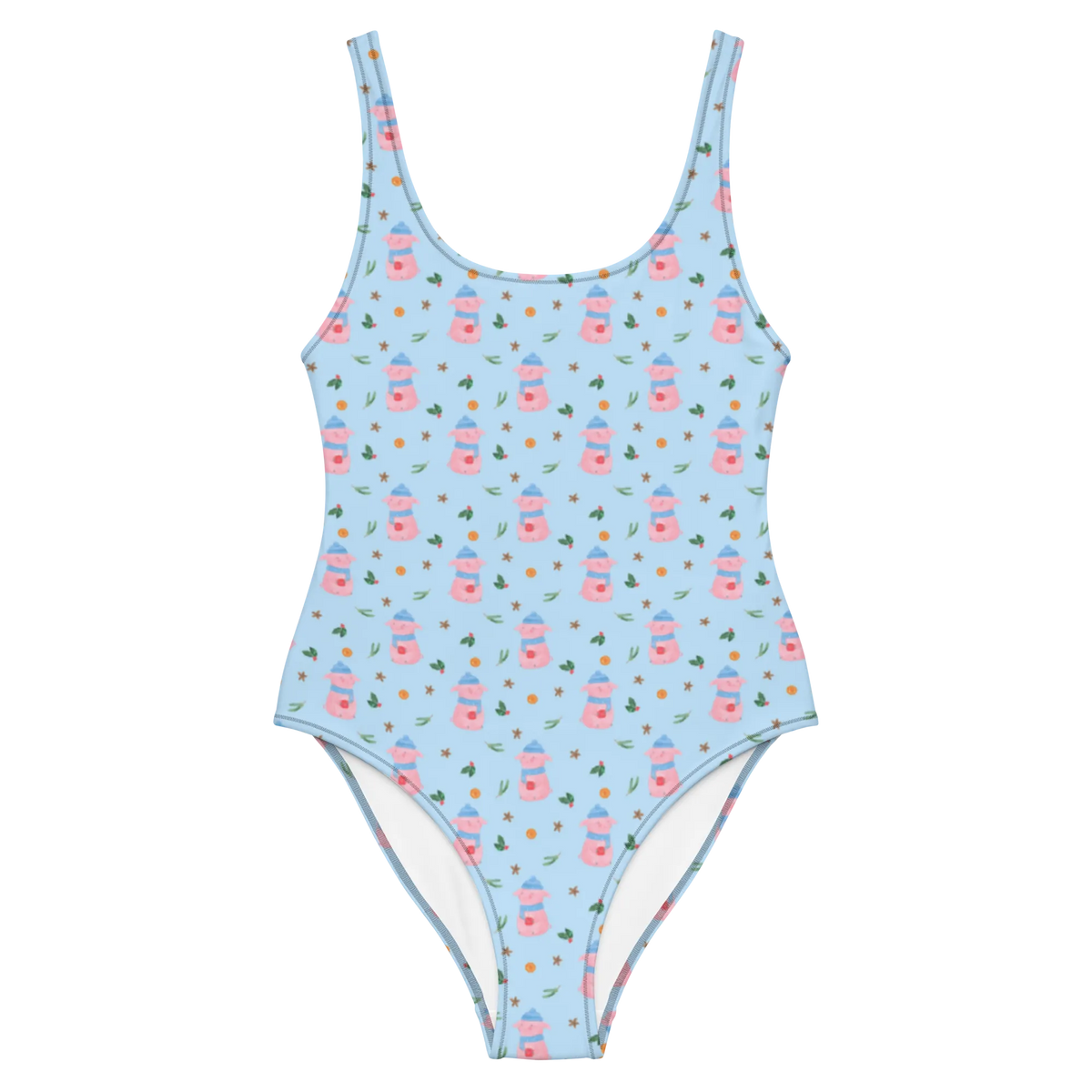 Badeanzug Schweinchen Glühwein Muster Strandmode, Schwimmdress, Badedress, Damenbadeanzug, Rückenfreier Badeanzug, UV-Badeanzug, Schwimmbekleidung, Damen-Badeanzug, Badeoutfit, Schwimmanzug, Bademode, Damen-Einteiler, Schwimmkostüm, Sonnenschutz-Badeanzug, Luxus-Badeanzug, Swimsuit, Badebekleidung, Beachwear, Badeanzug, Bade-Einteiler, Badekostüm, Shape-Badeanzug, Einteiliger Badeanzug, Winter, Weihnachtsdeko, Wintermotiv, Nikolaus, Heiligabend, Advent, Weihnachten, Weihnachtsmarkt, Betrunken, Spruch, Glühwein