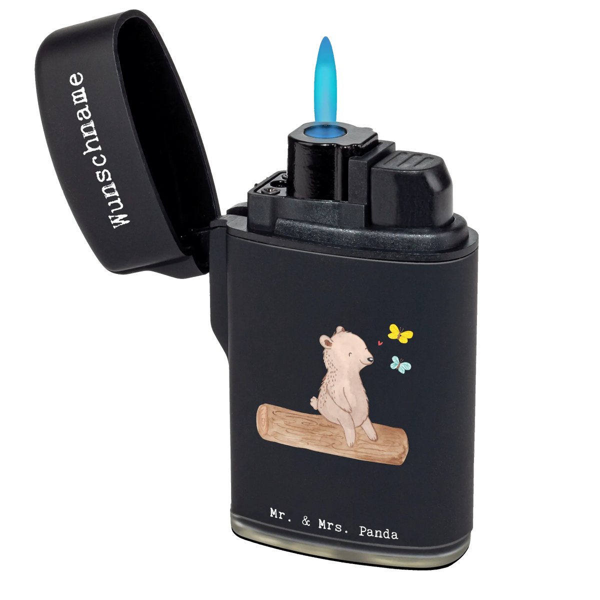 Personalisiertes Feuerzeug Bär Naturliebhaber Personalisiertes Feuerzeug, Gasfeuerzeug personalisiert, Feuerzeug Personalisiert, Individuelles Feuerzeug, Personalisierbares Feuerzeug, Feuerzeug mit Name, Geschenk, Schenken, Sport, Sportart, Hobby, Danke, Dankeschön, Auszeichnung, Gewinn, Sportler, Outdoor, Nature Lover, Wandern, Naturliebhaber