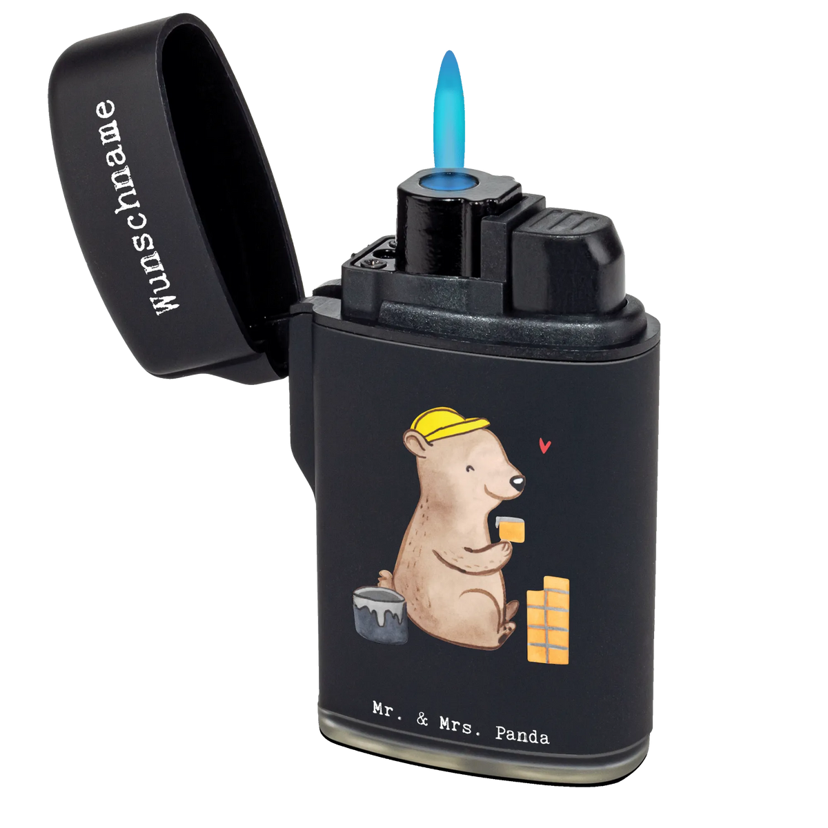 Personalisiertes Feuerzeug Maurer Herz Feuerzeug mit Name, Personalisiertes Feuerzeug, Feuerzeug Personalisiert, Individuelles Feuerzeug, Personalisierbares Feuerzeug, Gasfeuerzeug personalisiert, Geschenk, Schenken, Jubiläum, Danke, Dankeschön, Beruf, Ausbildung, Abschied, Rente, Kollege, Kollegin, Arbeitskollege, Mitarbeiter, Firma, Gesellenprüfung, Maurer, Handwerker, Maurermeister, Maurerbetrieb