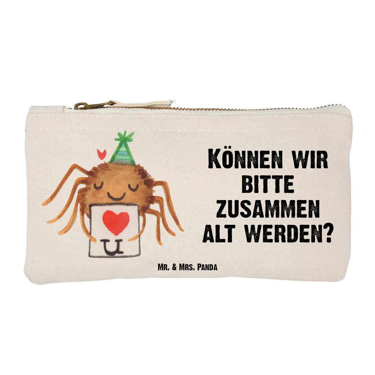 Schminktasche Spinne Agathe Brief Stifteetui, pencil case, Kulturbeutel, Federmappe, beauty case, Schminktasche, Waschtasche, aufbewahrungsbeutel, Pouch, Kosmetiktasche, Täschchen, Kulturtasche, Mäppchen, Baumwollbeutel, kosmetiktäschchen, Schulmäppchen, Stiftemäppchen, Schminktäschchen, Schlampermäppchen, beauty tasche, Kosmetikbeutel, toiletry bag, Etui, Make-Up Tasche, Beauty Bag, Stoffbeutel, Waschbeutel, Schlamper, Schminkbeutel, Baumwolltasche, Pinseltasche, Federtasche, aufbewahrungstasche, utensilientasche, Spinne, Agathe, Spinne Agathe, Videos, Merchandise, Liebespaar, Treuebeweis, Treuetest, Ich Liebe Dich, Heiratsantrag, Verliebt, Liebesgeschenk, Liebesbeweis