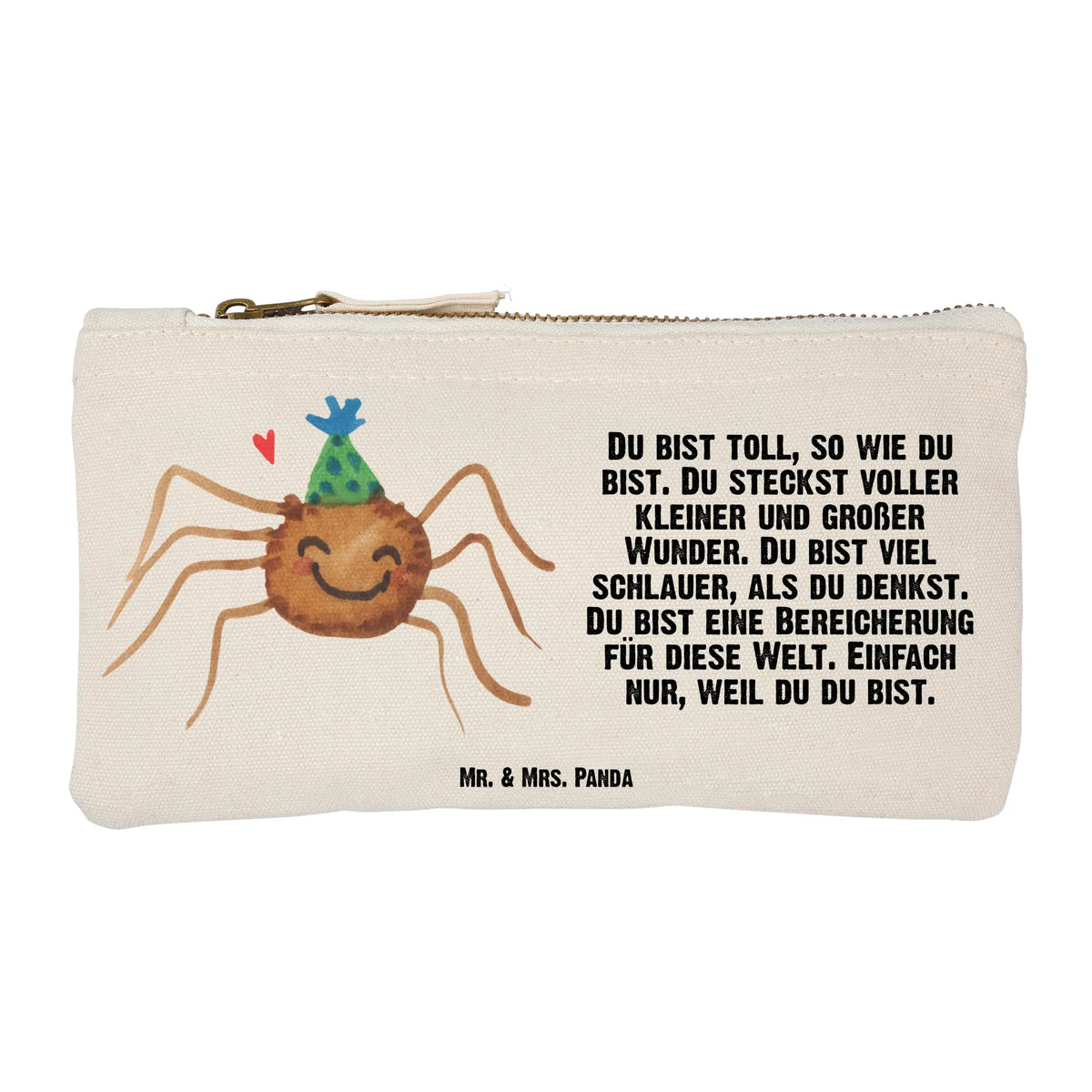 Schminktasche Spinne Agathe Party Make-Up Tasche, aufbewahrungsbeutel, toiletry bag, Kulturbeutel, Schulmäppchen, Stoffbeutel, Schlampermäppchen, Baumwollbeutel, Waschbeutel, pencil case, Mäppchen, Kulturtasche, Federtasche, Waschtasche, Täschchen, Schlamper, Pinseltasche, Stiftemäppchen, utensilientasche, beauty case, Schminktäschchen, kosmetiktäschchen, Baumwolltasche, Kosmetikbeutel, aufbewahrungstasche, Etui, Beauty Bag, Pouch, Federmappe, Schminkbeutel, Kosmetiktasche, beauty tasche, Schminktasche, Stifteetui, Spinne, Agathe, Spinne Agathe, Videos, Merchandise, Wunder, Glück, Motivation, Selbstliebe