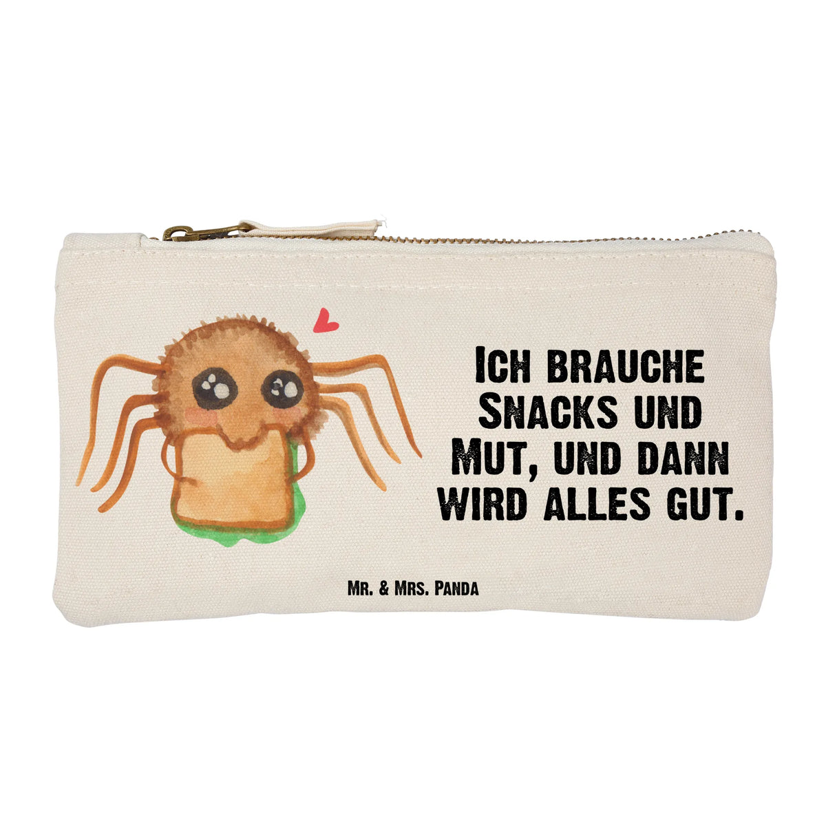 Schminktasche Spinne Agathe Sandwich Schminktasche, Pouch, kosmetiktäschchen, Kosmetikbeutel, Täschchen, pencil case, Schlamper, Schulmäppchen, Federmappe, Waschbeutel, Schminkbeutel, Stiftemäppchen, Stifteetui, Baumwollbeutel, Pinseltasche, Etui, Stoffbeutel, Make-Up Tasche, Kosmetiktasche, beauty tasche, aufbewahrungstasche, Baumwolltasche, beauty case, utensilientasche, Mäppchen, aufbewahrungsbeutel, Schlampermäppchen, Schminktäschchen, Kulturbeutel, toiletry bag, Beauty Bag, Kulturtasche, Federtasche, Waschtasche, Spinne, Agathe, Spinne Agathe, Videos, Merchandise, Hunger, Lebensfreude, Alles Wird gut, Glück, Mut, Hungrig, Verfressen