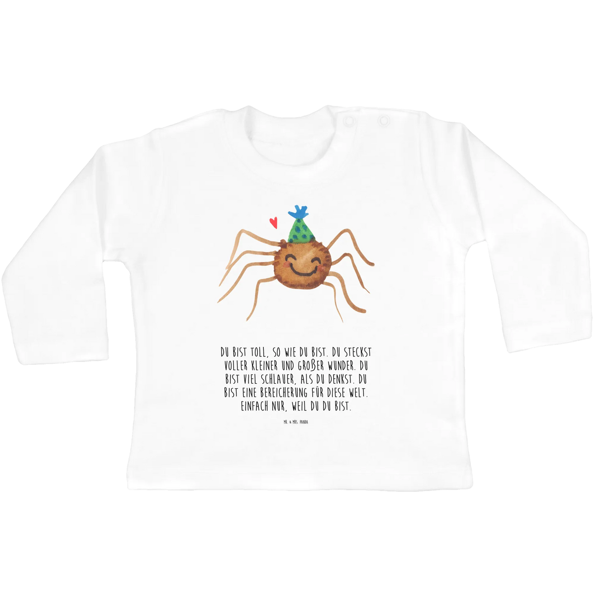 Baby Longsleeve Spinne Agathe Party Kleidung, Baby Shower, Bio, Langarm, Spinne Agathe, Spinne, Agathe, Videos, Merchandise, Motivation, Glück, Selbstliebe, Wunder