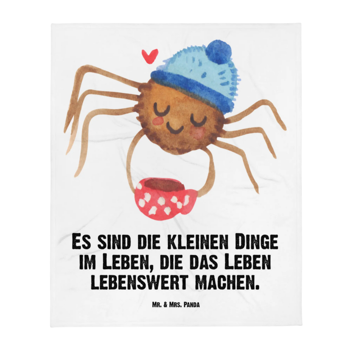 Babydecke Spinne Agathe Kaffee Plaid, Kinderwagendecke, Schlummerdecke, Schmusedecke, Babybettdecke, Babydecke, Kinderdecke, Kuschelplaid, Fleecedecke, Erstlingsdecke, Spinne Agathe, Spinne, Agathe, Videos, Merchandise, Morgen, Morgenmuffel, Kaffee, Lebensweisheiten, Weiser Spruch