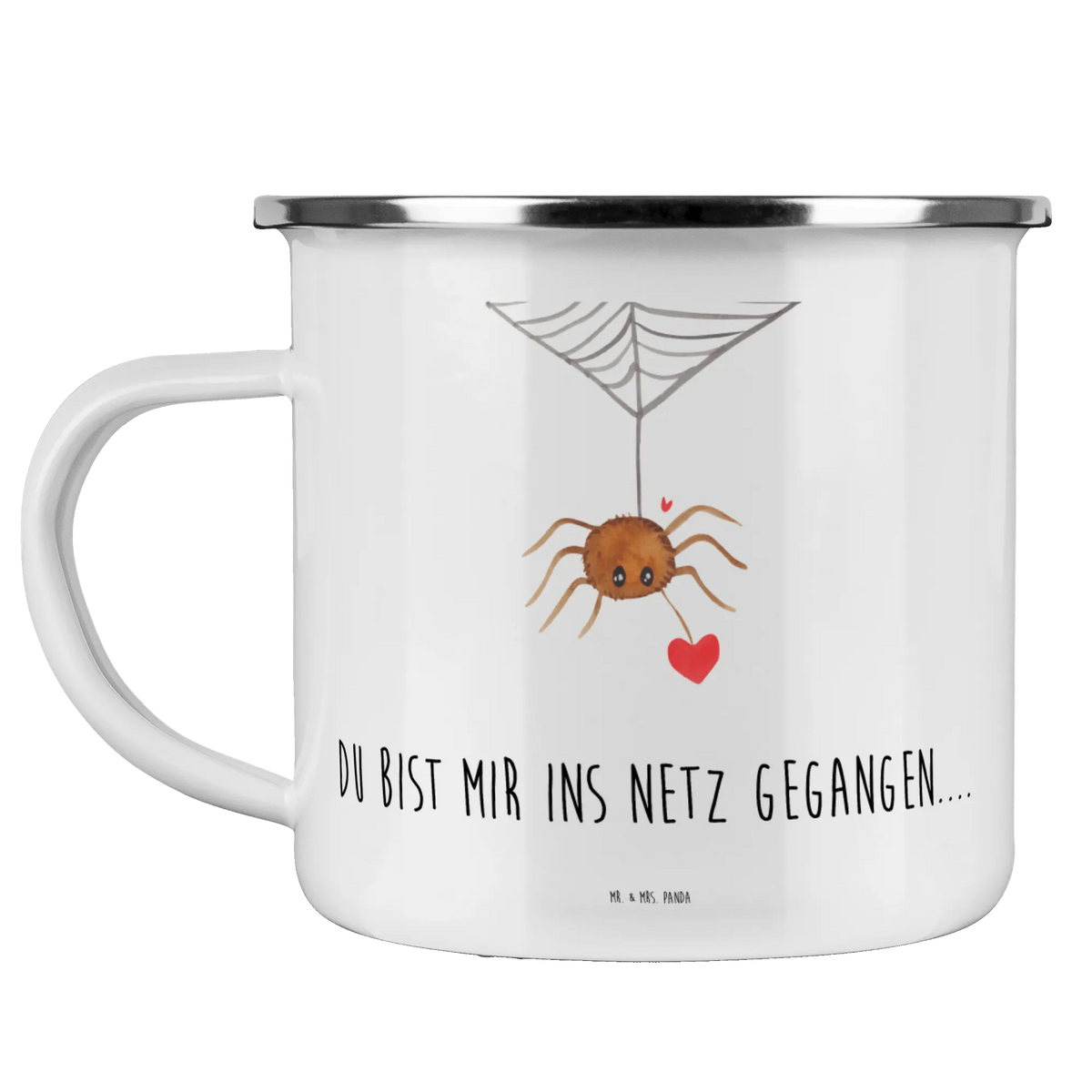 Camping Emaille Tasse Spinne Agathe Liebe Teebecher, Tasse Emaille, Blechtasse, emaillebecher, wandertasse, becher emaille, Kaffeepott, Teetasse, Campingtasse, wanderbecher, reisetasse, Haferl, Emaille Tasse, outdoortasse, blechbecher, Emaille Becher, Outdoor Tasse, metallbecher, Outdoor Becher, Campingbecher, Reisebecher, Emailletasse, Motivtasse, Pott, Spinne Agathe, Spinne, Agathe, Videos, Merchandise, Liebe, Liebesgeschenk, Verliebt, Liebesbeweis