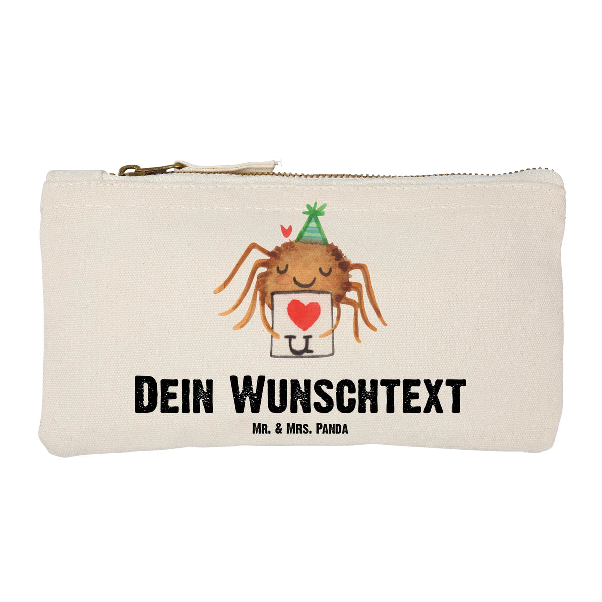 Personalised make-up bag Spider Agathe Letter Spider Agathe, Spider