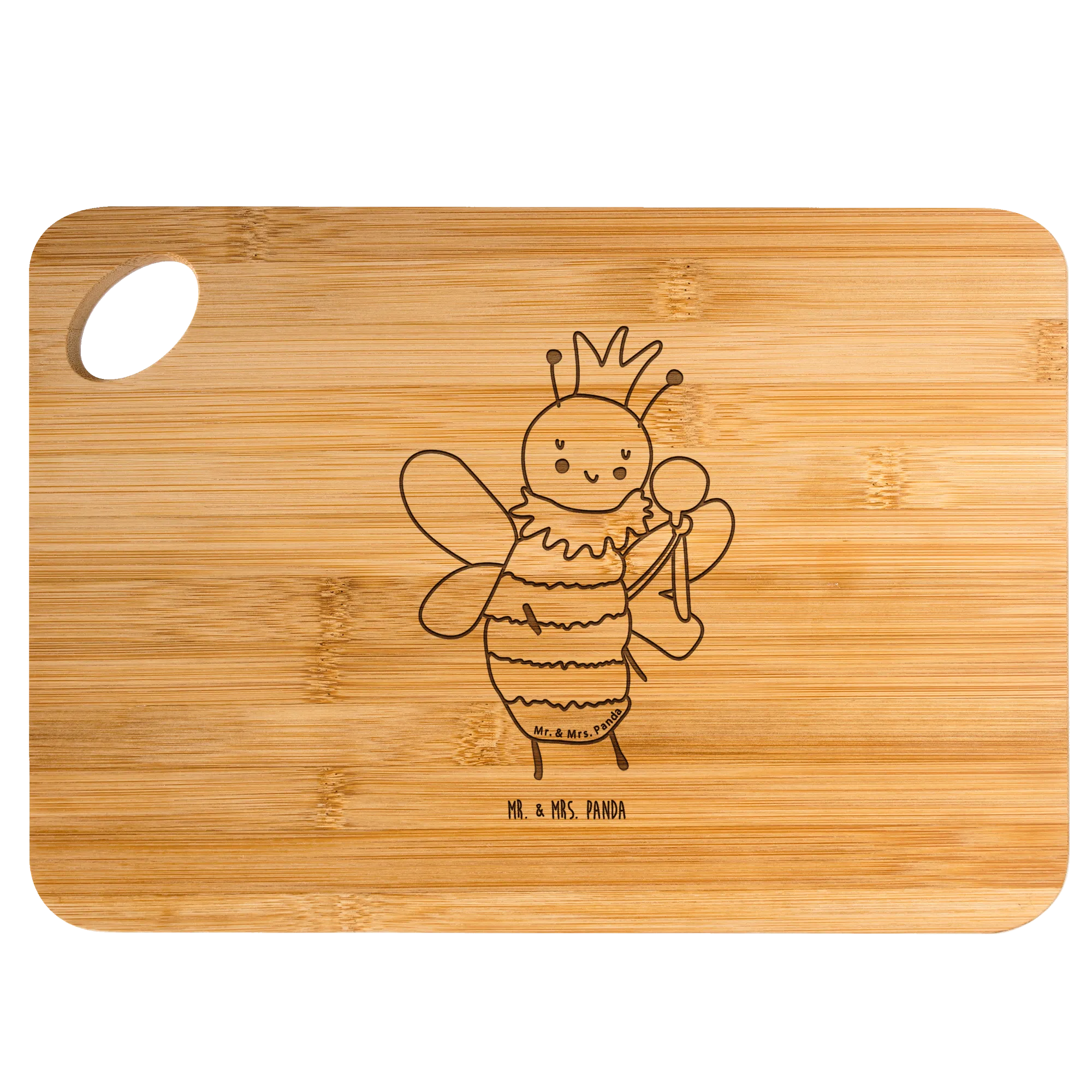Bamboo chopping board bee king wasp, bumblebee