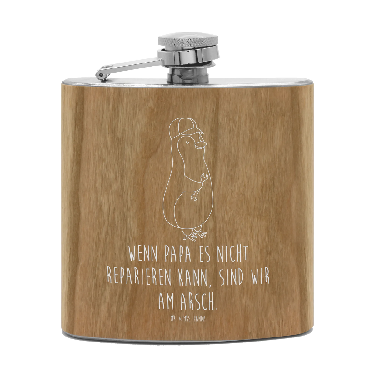 Hipflask If Daddy can't fix it, we're screwed. Family, Father's Day, Mother's Day, brother, sister, Mom, Dad, Gift Daddy, Daddy, Best Daddy in the World, Father