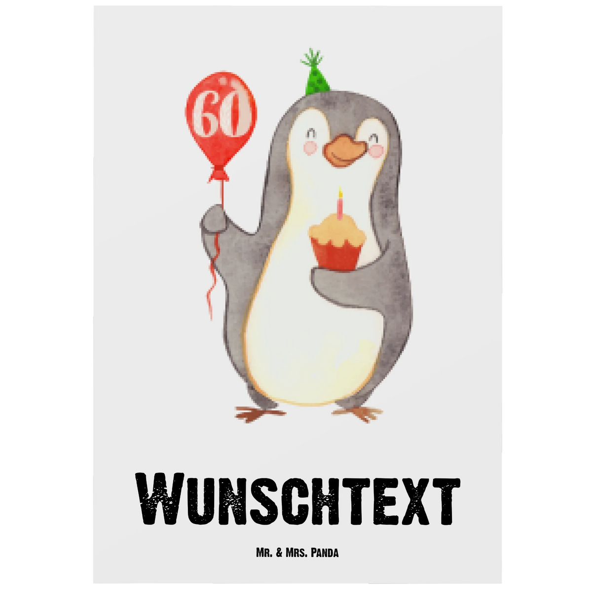 Personalisierte Postkarte 60. Geburtstag Pinguin Luftballon Ansichtskarte mit Namen, Ansichtskarte mit Wunschtext, Personalisierte Mr. & Mrs. Panda Postkarte, Personalisierte Postkarte mit Wunschtext, Postkarte mit eigenem Text, grußkarte personalisiert, personalisierte postkarten, individuelle grußkarte, Karte mit Wunschtext, Grußkarte mit eigenem Text, Personalisierte Postkarte mit Namen, Personalisierte Karte, Postkarte mit Wunschtext, Postkarte mit Namen, Postkarte Personalisierbar, Grußkarte mit Namen, Personalisierte Grußkarte, Personalisierbare Grußkarte, individuelle postkarte, Personalisierte Grußkarten, Personalisierte Postkarte, Individualisierbare Postkarte, Postkarte personalisiert, Postkarten mit Namen, Karte mit Namen, Grußkarte mit Wunschtext, personalisierbare postkarte, Geschenk, Geburtstag, Geburtstagsgeschenk, Geburtstagsfeier, Happy Birthday, Pinguin, Geburtstage