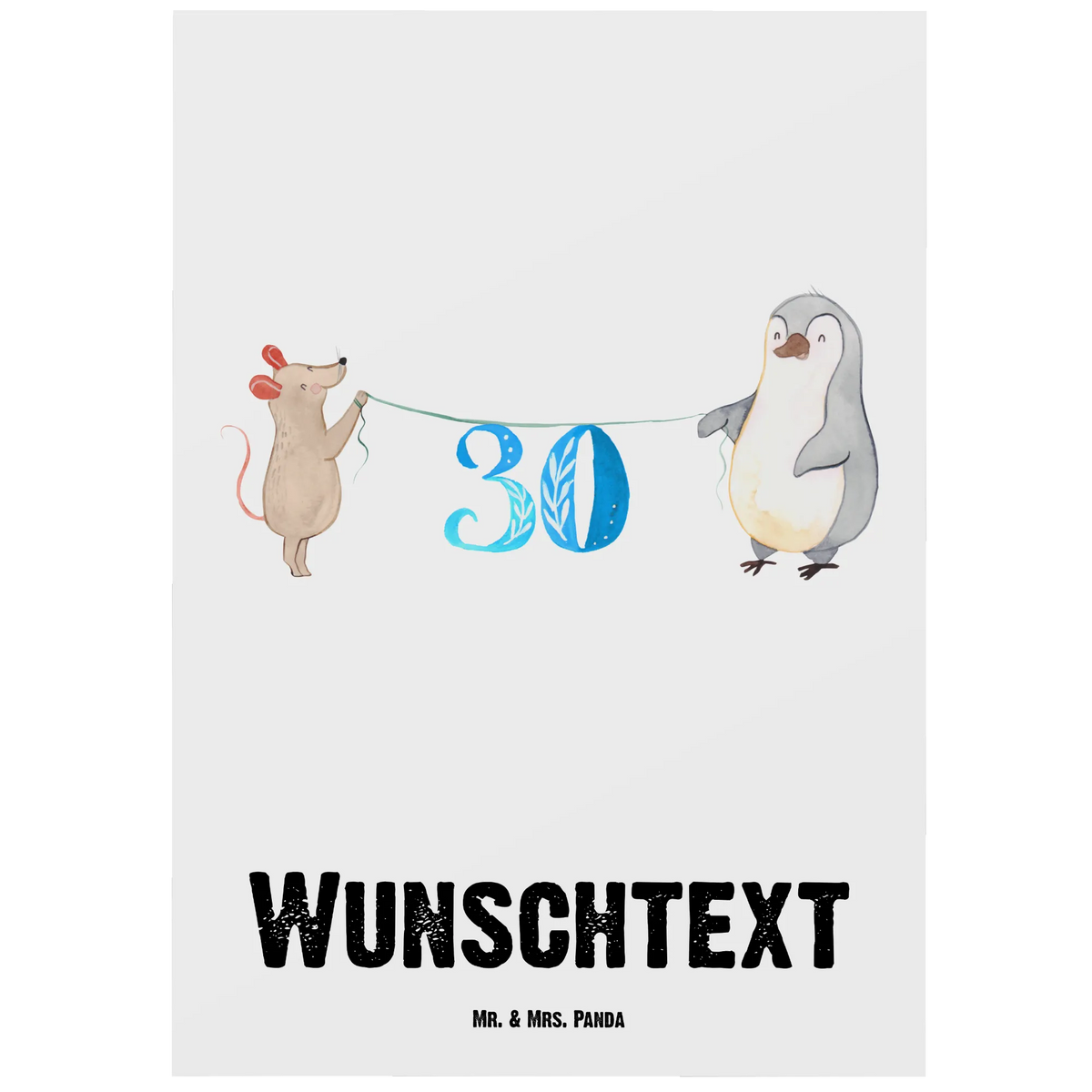 Personalisierte Postkarte 30. Geburtstag Maus Pinguin Ansichtskarte mit Namen, Personalisierte Grußkarte, Personalisierte Karte, Personalisierte Postkarte mit Namen, Postkarte Personalisierbar, Postkarte mit eigenem Text, individuelle postkarte, Postkarten mit Namen, Karte mit Wunschtext, Postkarte mit Namen, Individualisierbare Postkarte, Personalisierte Grußkarten, Grußkarte mit eigenem Text, personalisierte postkarten, Grußkarte mit Wunschtext, Personalisierte Mr. & Mrs. Panda Postkarte, Postkarte mit Wunschtext, Grußkarte mit Namen, Personalisierte Postkarte mit Wunschtext, individuelle grußkarte, Ansichtskarte mit Wunschtext, Postkarte personalisiert, Personalisierte Postkarte, Karte mit Namen, grußkarte personalisiert, personalisierbare postkarte, Personalisierbare Grußkarte, Geschenk, Geburtstag, Geburtstagsgeschenk, Feiern, Kuchen, Torte, Party