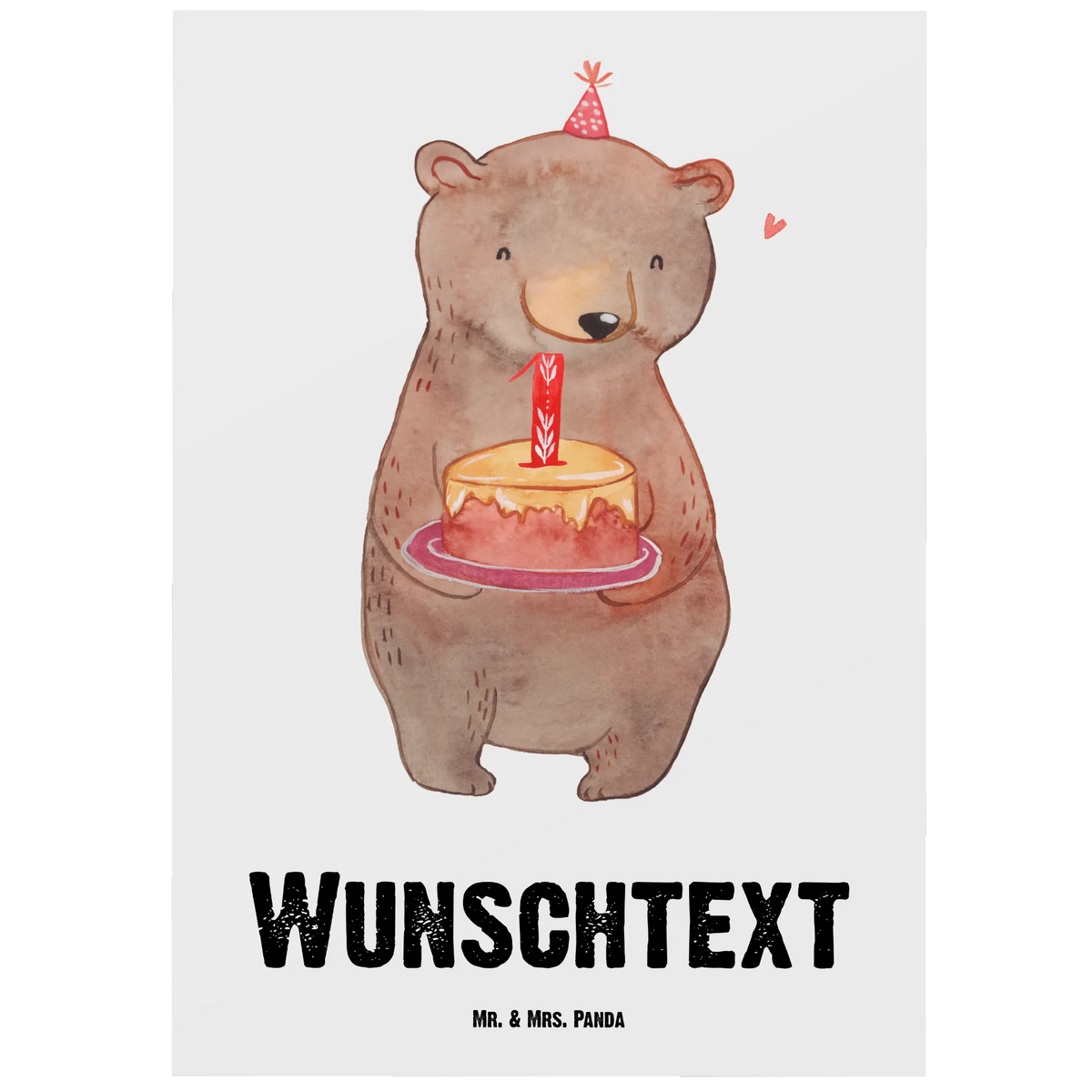 Personalisierte Postkarte Bär Torte 1. Geburtstag individuelle grußkarte, Individualisierbare Postkarte, grußkarte personalisiert, Ansichtskarte mit Namen, Postkarten mit Namen, Personalisierte Postkarte mit Wunschtext, Personalisierte Postkarte, Postkarte mit Namen, Personalisierbare Grußkarte, Postkarte mit Wunschtext, Ansichtskarte mit Wunschtext, Karte mit Namen, Grußkarte mit Namen, Personalisierte Karte, Personalisierte Grußkarten, personalisierbare postkarte, Personalisierte Mr. & Mrs. Panda Postkarte, Grußkarte mit eigenem Text, personalisierte postkarten, Postkarte Personalisierbar, Personalisierte Grußkarte, Personalisierte Postkarte mit Namen, individuelle postkarte, Grußkarte mit Wunschtext, Postkarte mit eigenem Text, Karte mit Wunschtext, Postkarte personalisiert, Geschenk, Geburtstag, Geburtstagsgeschenk, Feiern, Kuchen, Party, Torte