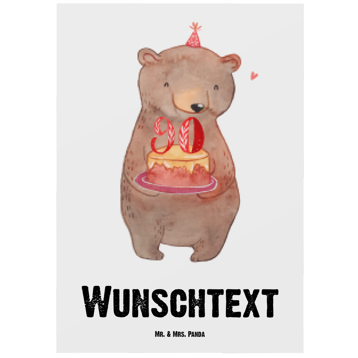 Personalisierte Postkarte Bär Torte 90. Geburtstag Postkarte mit Namen, Karte mit Namen, Personalisierte Grußkarten, Personalisierte Postkarte mit Namen, Karte mit Wunschtext, grußkarte personalisiert, individuelle postkarte, Postkarte personalisiert, Ansichtskarte mit Wunschtext, Ansichtskarte mit Namen, Postkarten mit Namen, Personalisierte Mr. & Mrs. Panda Postkarte, personalisierte postkarten, Grußkarte mit Wunschtext, Personalisierte Grußkarte, Individualisierbare Postkarte, Postkarte Personalisierbar, Grußkarte mit Namen, Grußkarte mit eigenem Text, Personalisierte Postkarte, personalisierbare postkarte, Postkarte mit eigenem Text, Personalisierbare Grußkarte, individuelle grußkarte, Personalisierte Postkarte mit Wunschtext, Personalisierte Karte, Postkarte mit Wunschtext, Geschenk, Geburtstag, Geburtstagsgeschenk, Feiern, Torte, Kuchen, Party