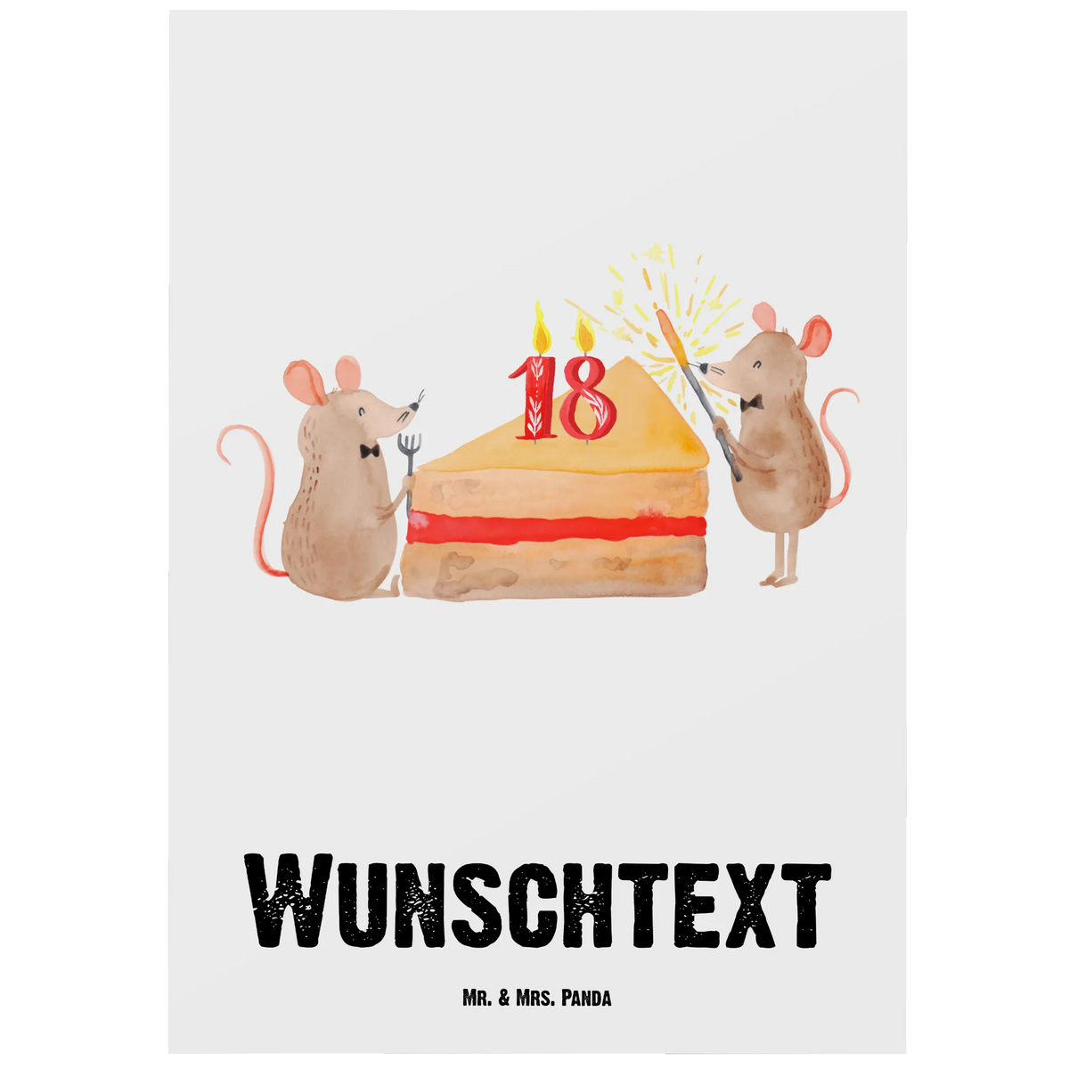 Personalisierte Postkarte 18. Geburtstag Mäuse Kuchen Ansichtskarte mit Wunschtext, Grußkarte mit Namen, grußkarte personalisiert, Karte mit Namen, Personalisierbare Grußkarte, Ansichtskarte mit Namen, individuelle grußkarte, Postkarte mit Wunschtext, Personalisierte Postkarte mit Wunschtext, Postkarte personalisiert, Grußkarte mit Wunschtext, Personalisierte Postkarte mit Namen, Karte mit Wunschtext, individuelle postkarte, Personalisierte Postkarte, Personalisierte Grußkarte, Postkarten mit Namen, Personalisierte Mr. & Mrs. Panda Postkarte, Postkarte mit eigenem Text, Personalisierte Grußkarten, Postkarte Personalisierbar, Personalisierte Karte, Postkarte mit Namen, Individualisierbare Postkarte, personalisierte postkarten, personalisierbare postkarte, Grußkarte mit eigenem Text, Geschenk, Geburtstag, Geburtstagsgeschenk, Happy Birthday, Maus, Geburtstagsfeier, Geburtstage