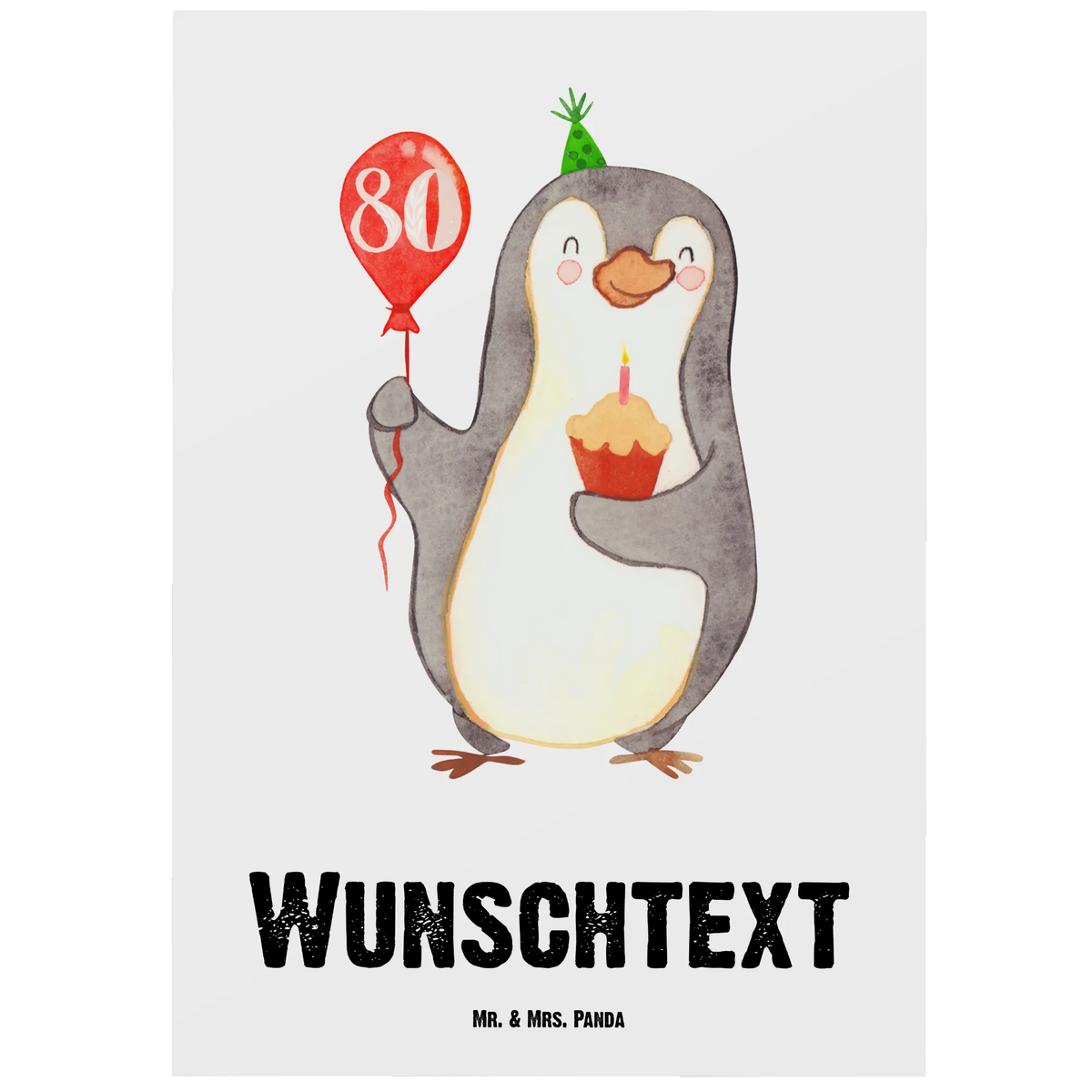 Personalisierte Postkarte 80. Geburtstag Pinguin Luftballon Postkarte mit Wunschtext, Grußkarte mit Namen, Postkarte mit Namen, Personalisierte Grußkarten, Personalisierte Postkarte, personalisierte postkarten, Postkarte Personalisierbar, Personalisierte Grußkarte, Individualisierbare Postkarte, Grußkarte mit eigenem Text, individuelle grußkarte, Postkarten mit Namen, Karte mit Namen, Personalisierte Karte, individuelle postkarte, Personalisierte Mr. & Mrs. Panda Postkarte, Grußkarte mit Wunschtext, Postkarte personalisiert, grußkarte personalisiert, Postkarte mit eigenem Text, personalisierbare postkarte, Ansichtskarte mit Wunschtext, Personalisierte Postkarte mit Wunschtext, Personalisierte Postkarte mit Namen, Ansichtskarte mit Namen, Personalisierbare Grußkarte, Karte mit Wunschtext, Geschenk, Geburtstag, Geburtstagsgeschenk, Pinguin, Happy Birthday, Geburtstagsfeier, Geburtstage