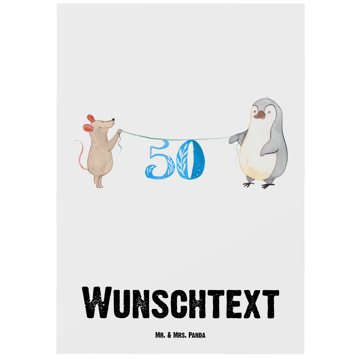 Personalisierte Postkarte 50. Geburtstag Maus Pinguin Grußkarte mit Namen, Personalisierte Grußkarte, Postkarte personalisiert, Personalisierbare Grußkarte, Personalisierte Karte, Grußkarte mit Wunschtext, Postkarte mit Wunschtext, Personalisierte Postkarte mit Namen, individuelle postkarte, Karte mit Wunschtext, Ansichtskarte mit Wunschtext, Karte mit Namen, grußkarte personalisiert, personalisierbare postkarte, Personalisierte Grußkarten, Personalisierte Postkarte mit Wunschtext, Ansichtskarte mit Namen, Postkarte mit Namen, Individualisierbare Postkarte, Postkarte mit eigenem Text, personalisierte postkarten, Personalisierte Mr. & Mrs. Panda Postkarte, individuelle grußkarte, Postkarten mit Namen, Grußkarte mit eigenem Text, Postkarte Personalisierbar, Personalisierte Postkarte, Geschenk, Geburtstag, Geburtstagsgeschenk, Torte, Kuchen, Feiern, Party