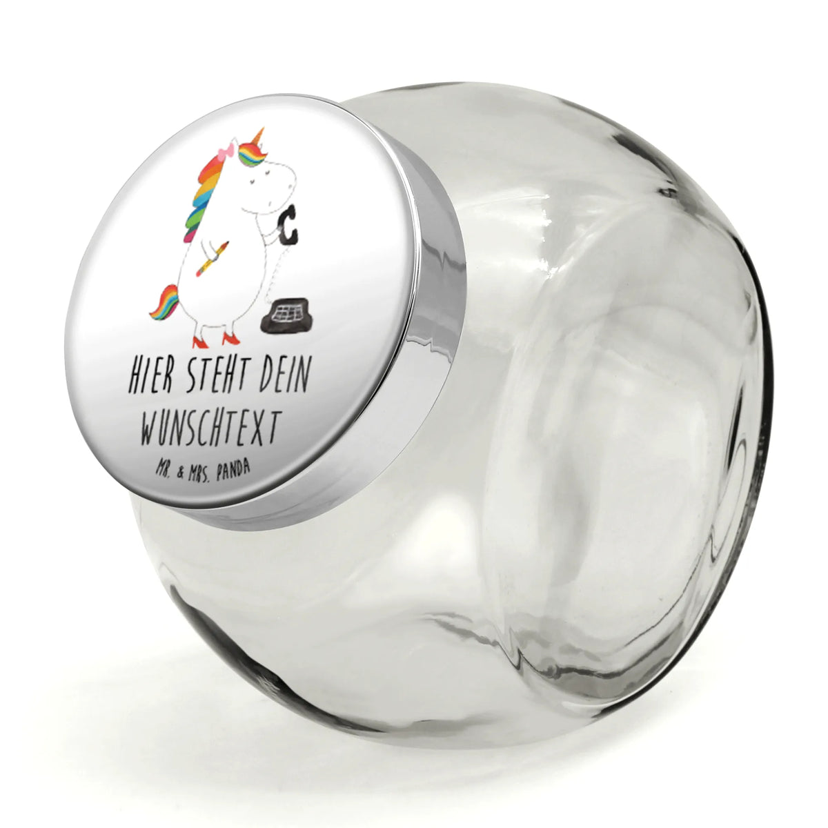 Personalized Candy Jar unicorn secretary attorney, gift colleg, office help, Secretary, secretary present, tax office, office worker
